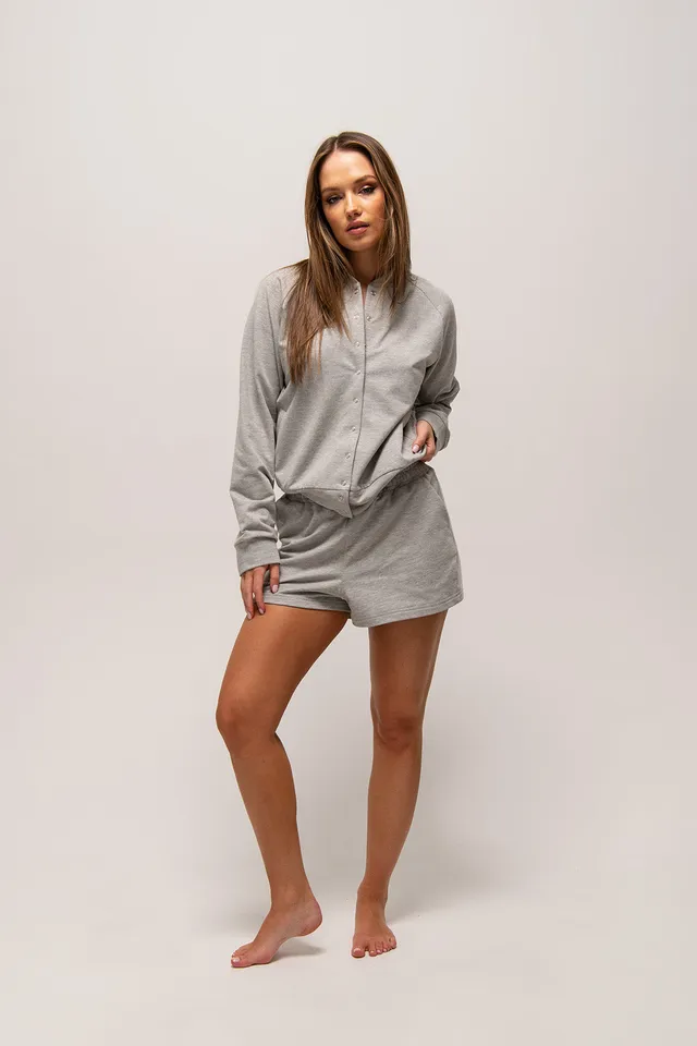 Nudyess Aesthetic bomber melanż bawełniany