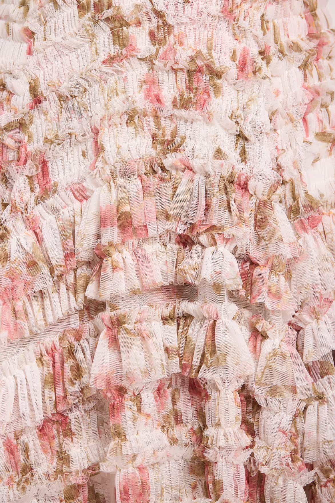 Needle & Thread Summer’s Rose suknia wieczorowa White