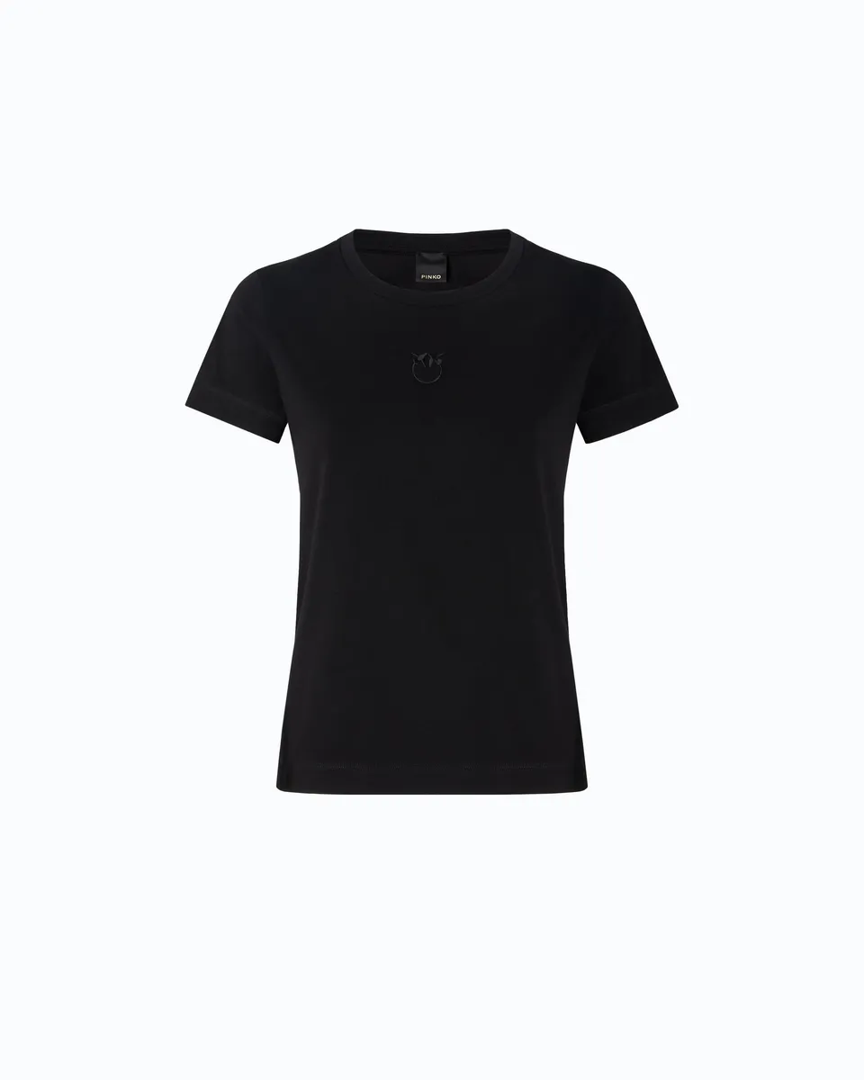 Pinko Bussolotto t-shirt bawełniany logo