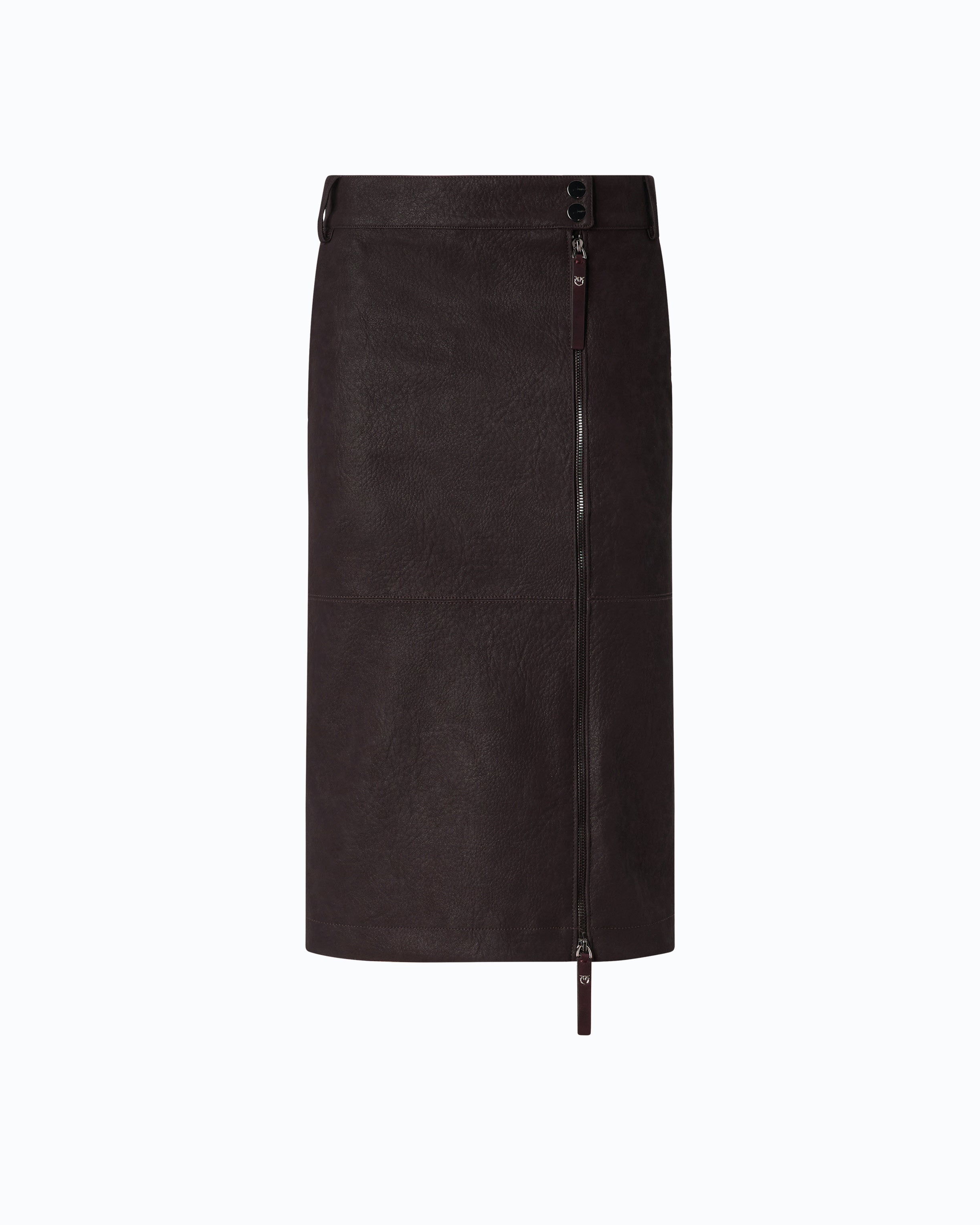 Pinko Montiano Skirt spódnica brązowa midi