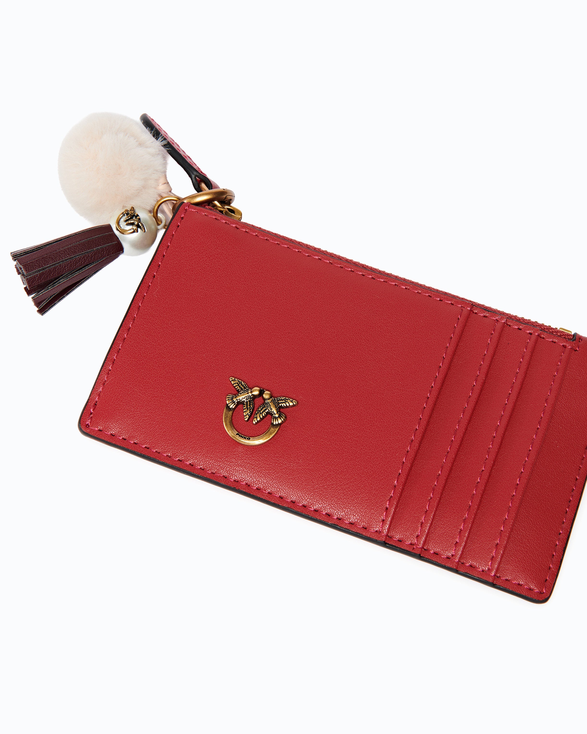 Pinko Airone Card Holder etui na karty skórzane