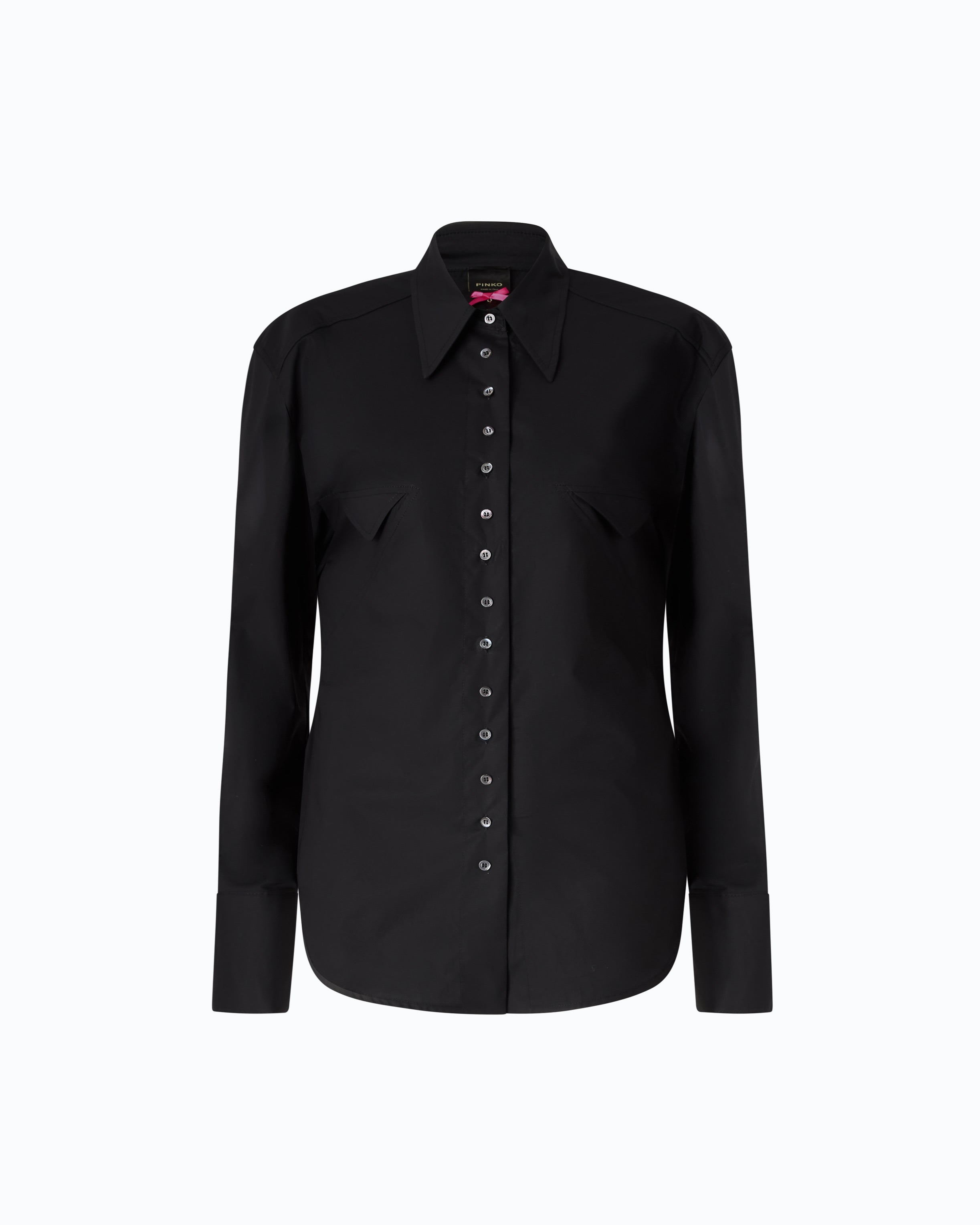Pinko Maggiolino Shirt koszula czarna slim fit