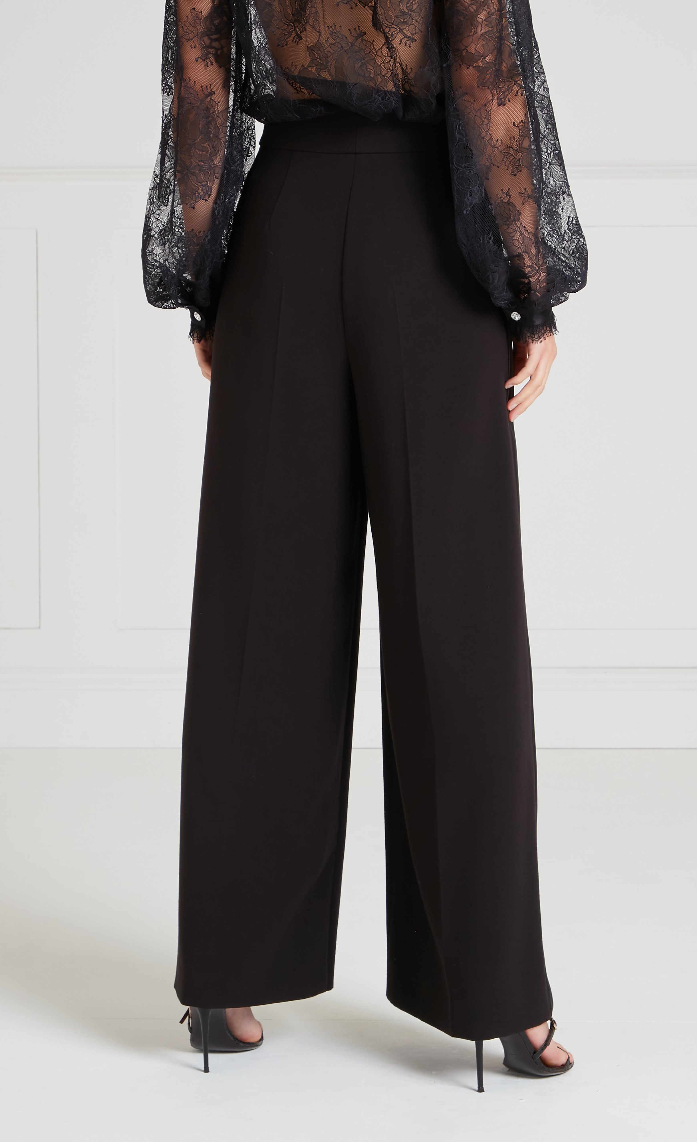 Temperley London Conqueror spodnie czarne Black