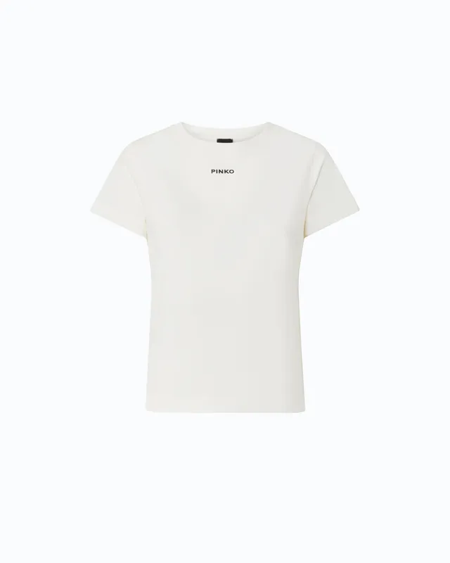 Pinko Basico t-shirt bawełniany z logo