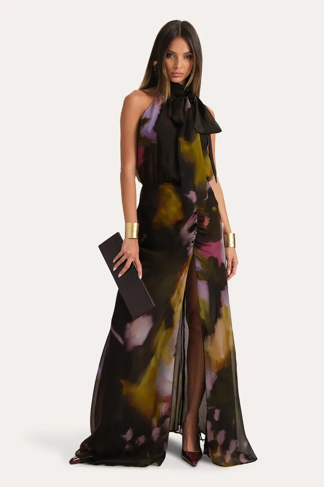 Elie Tahari Emilia E9033606 sukienka wieczorowa jedwabna