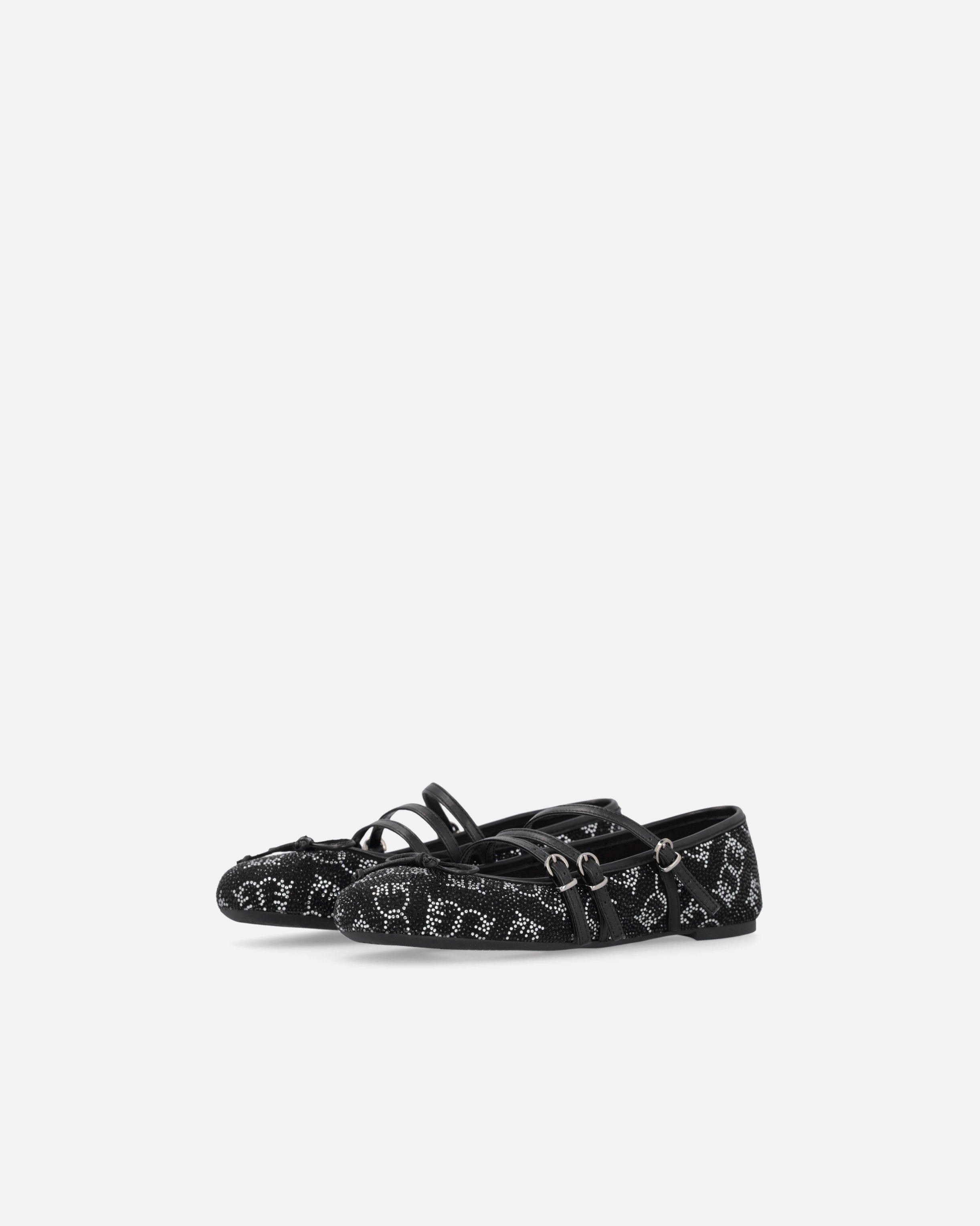 Pinko Joy 10 baleriny monogram z kryształkami