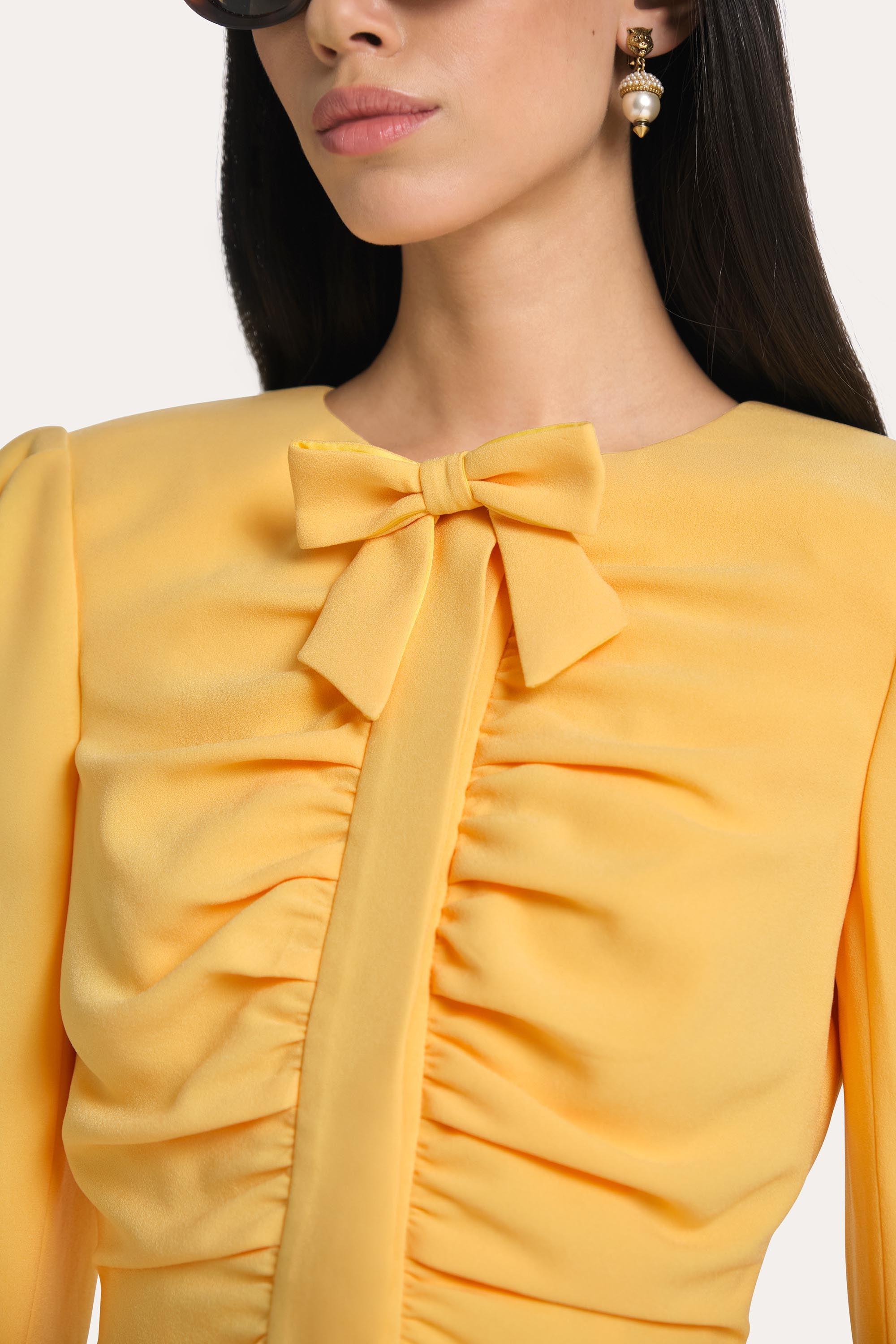 Elie Tahari Sienna Crepe Ruched Jacket E6087116 żakiet