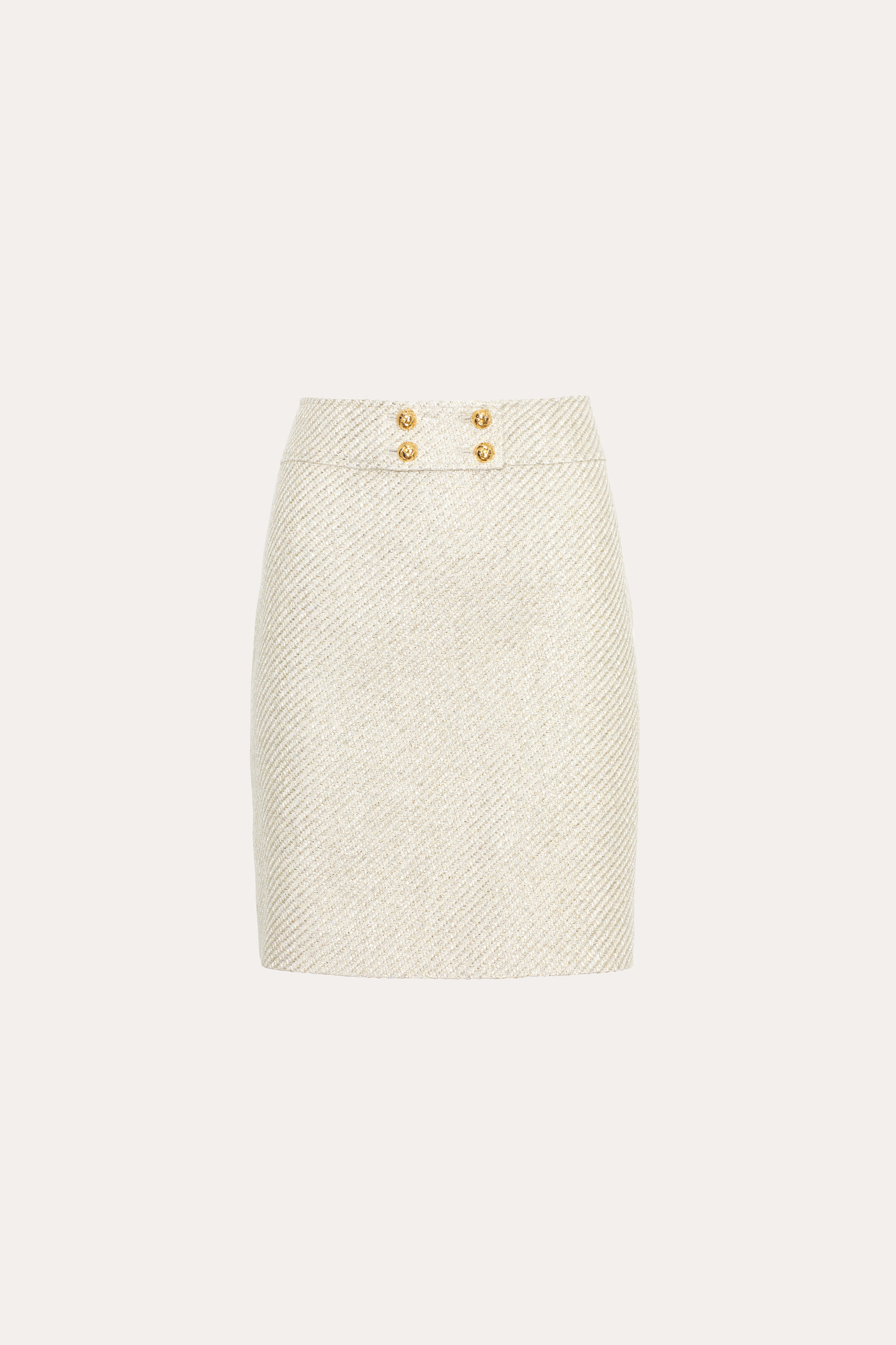 Elie Tahari Tweed Lurex spódnica tweedowa multi