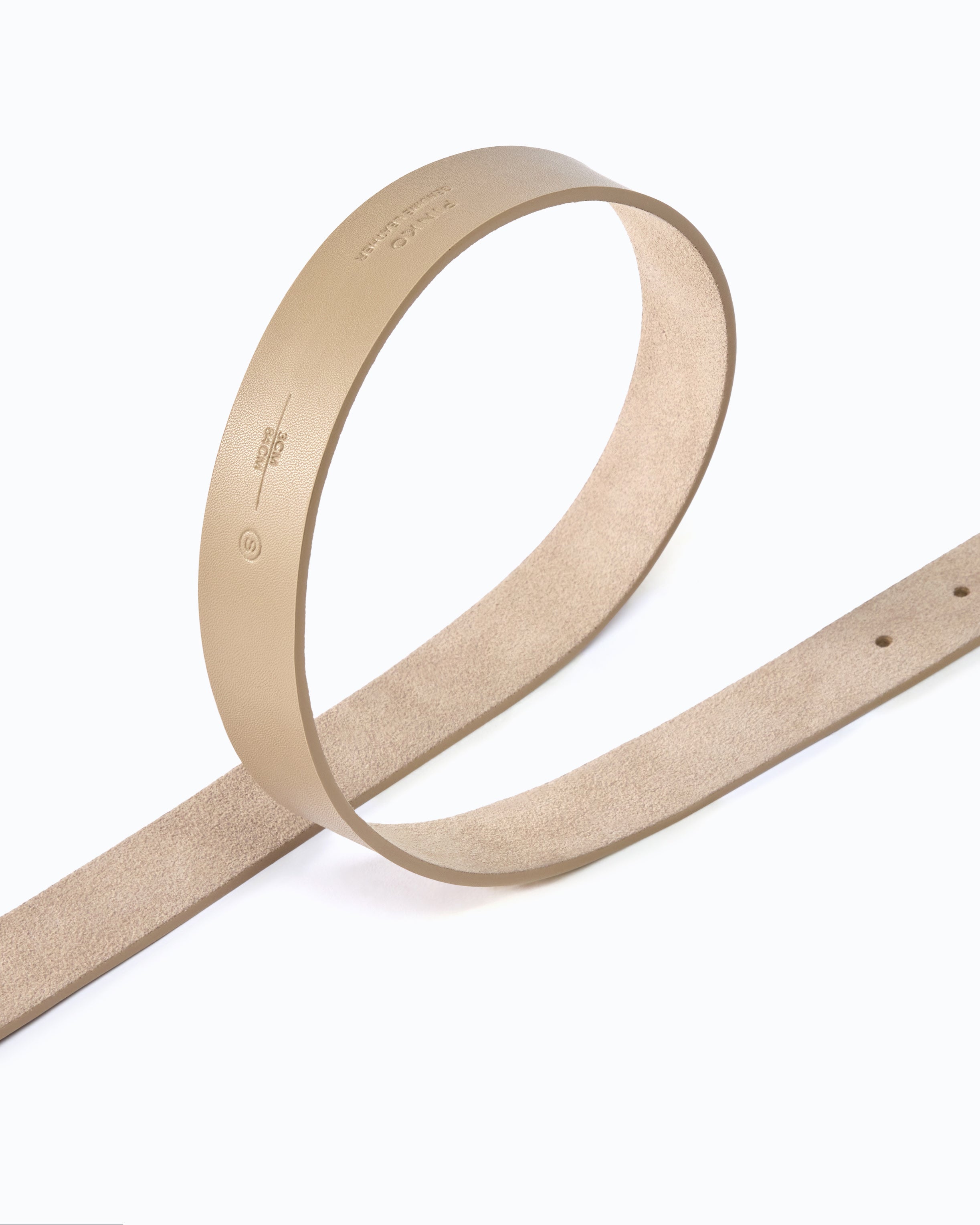 Pinko Triptych Belt pasek zamszowy 3 cm