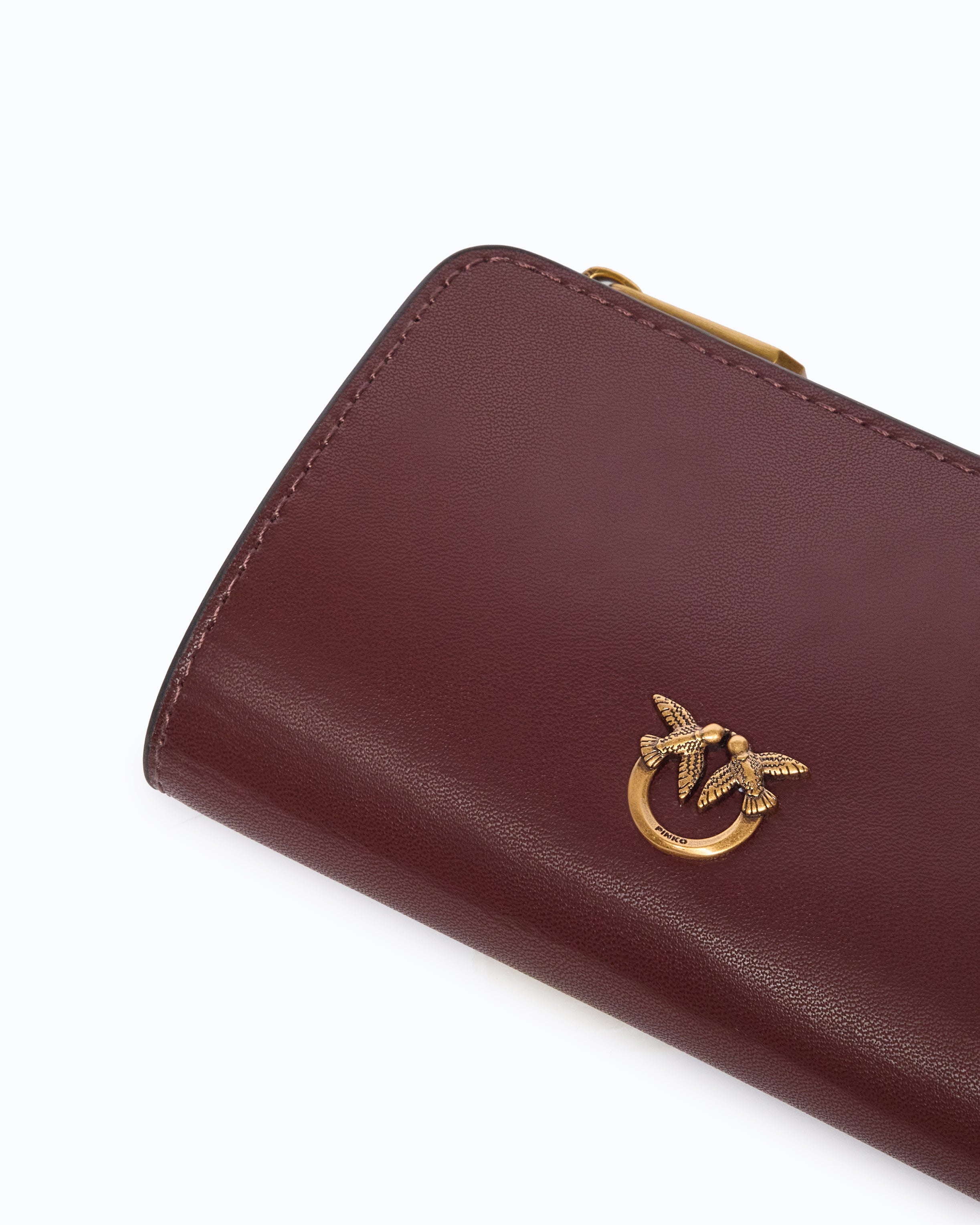 Pinko Mini Wallet portfel skórzany mały