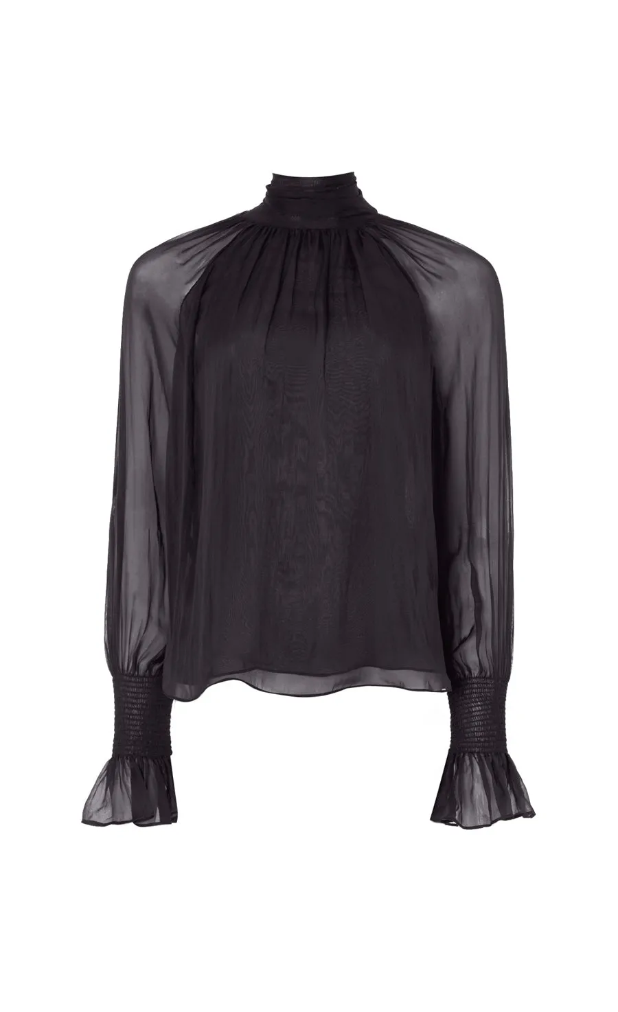 Temperley London Quintette bluzka jedwabna czarna