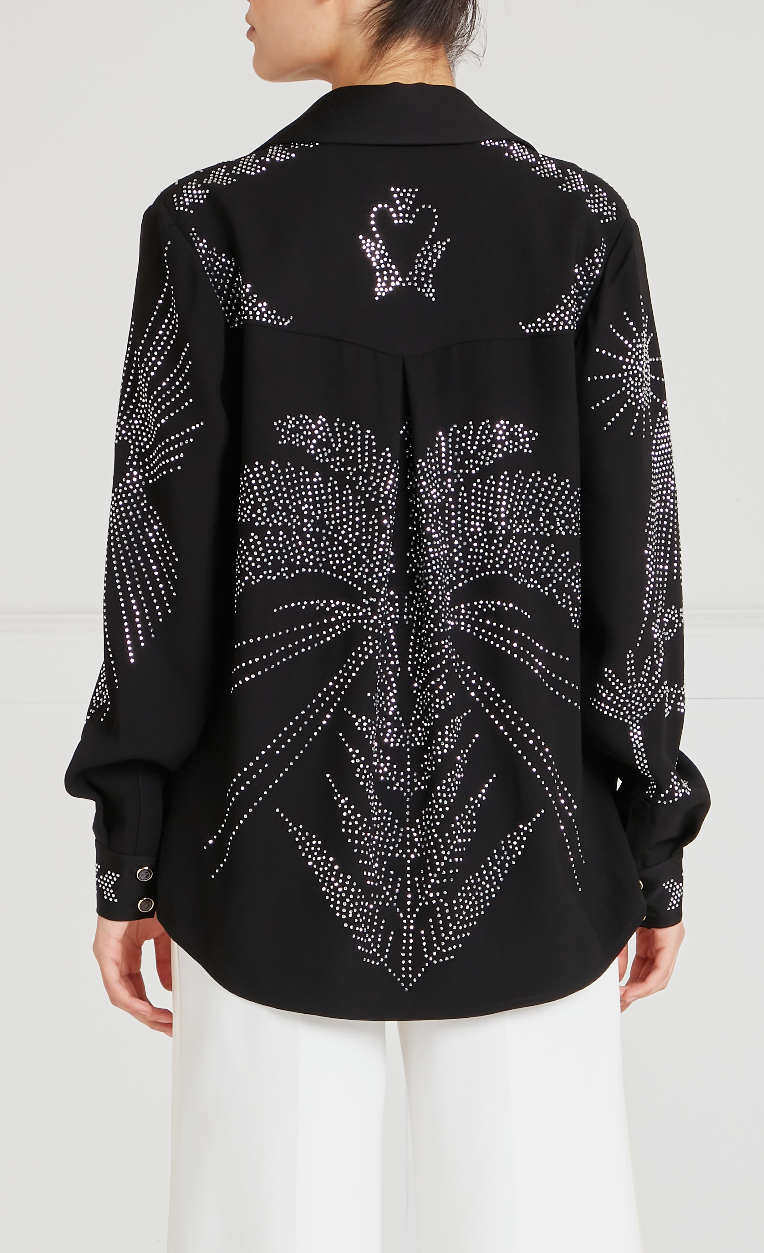 Temperley London Villanelle kurtka koszulowa czarna