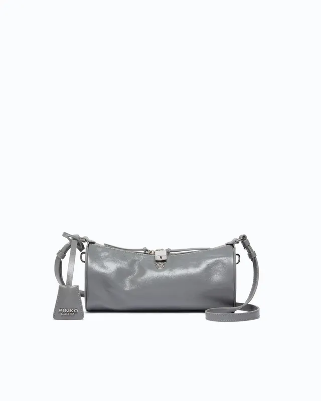 Pinko Mini Cylinder Bag torebka naplak z kłódką