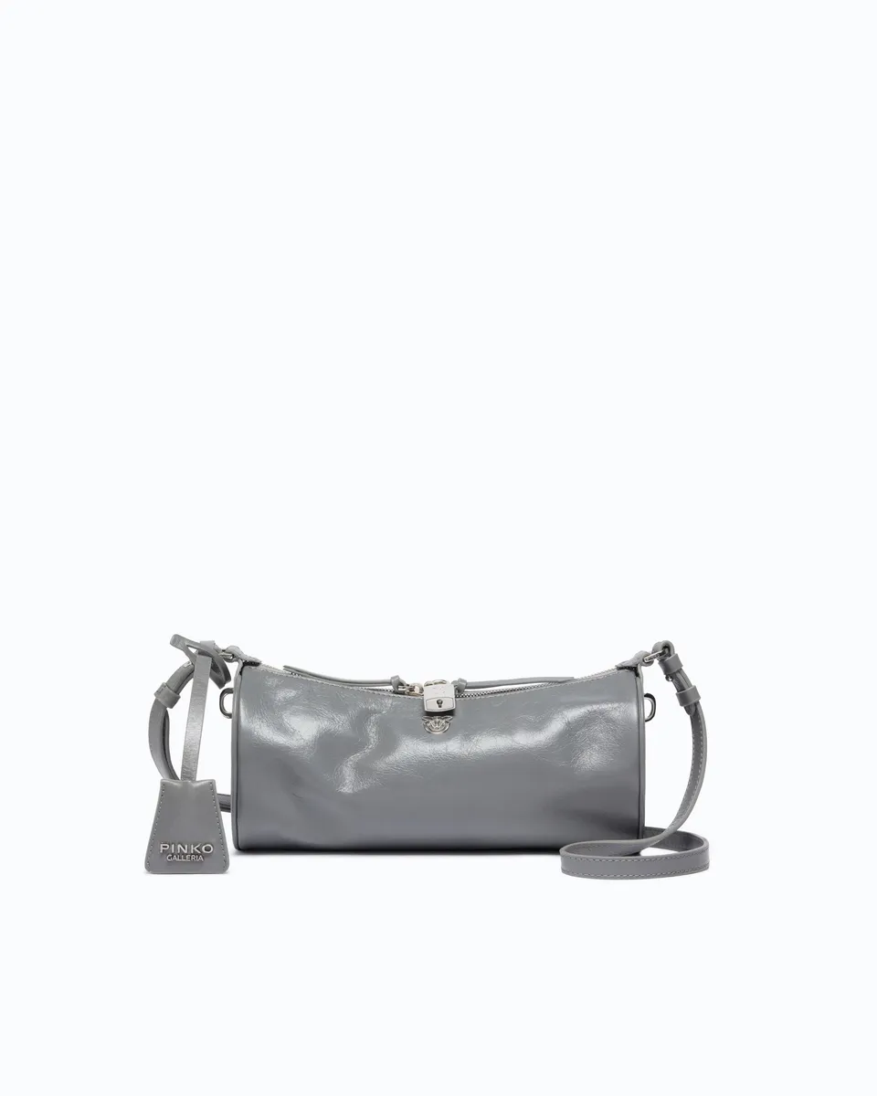 Pinko Mini Cylinder Bag torebka naplak z kłódką