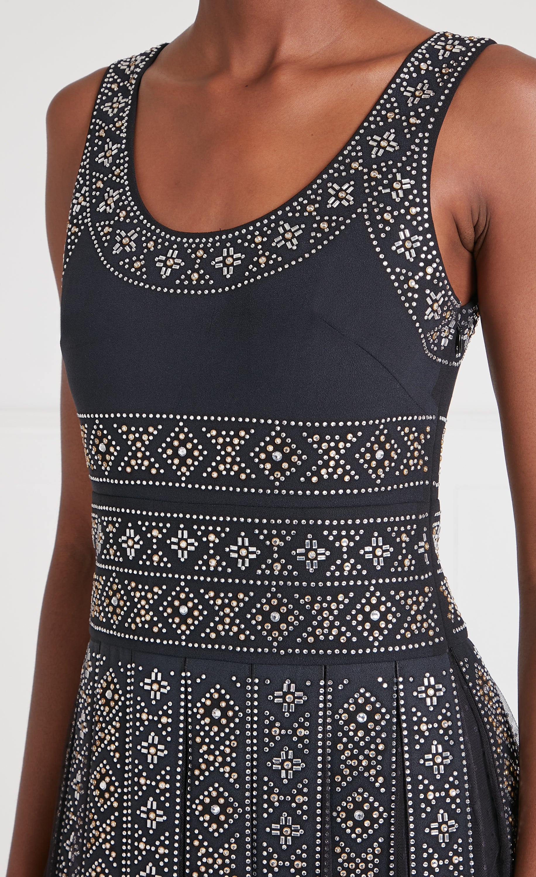 Temperley London Gallantry sukienka czarna midi