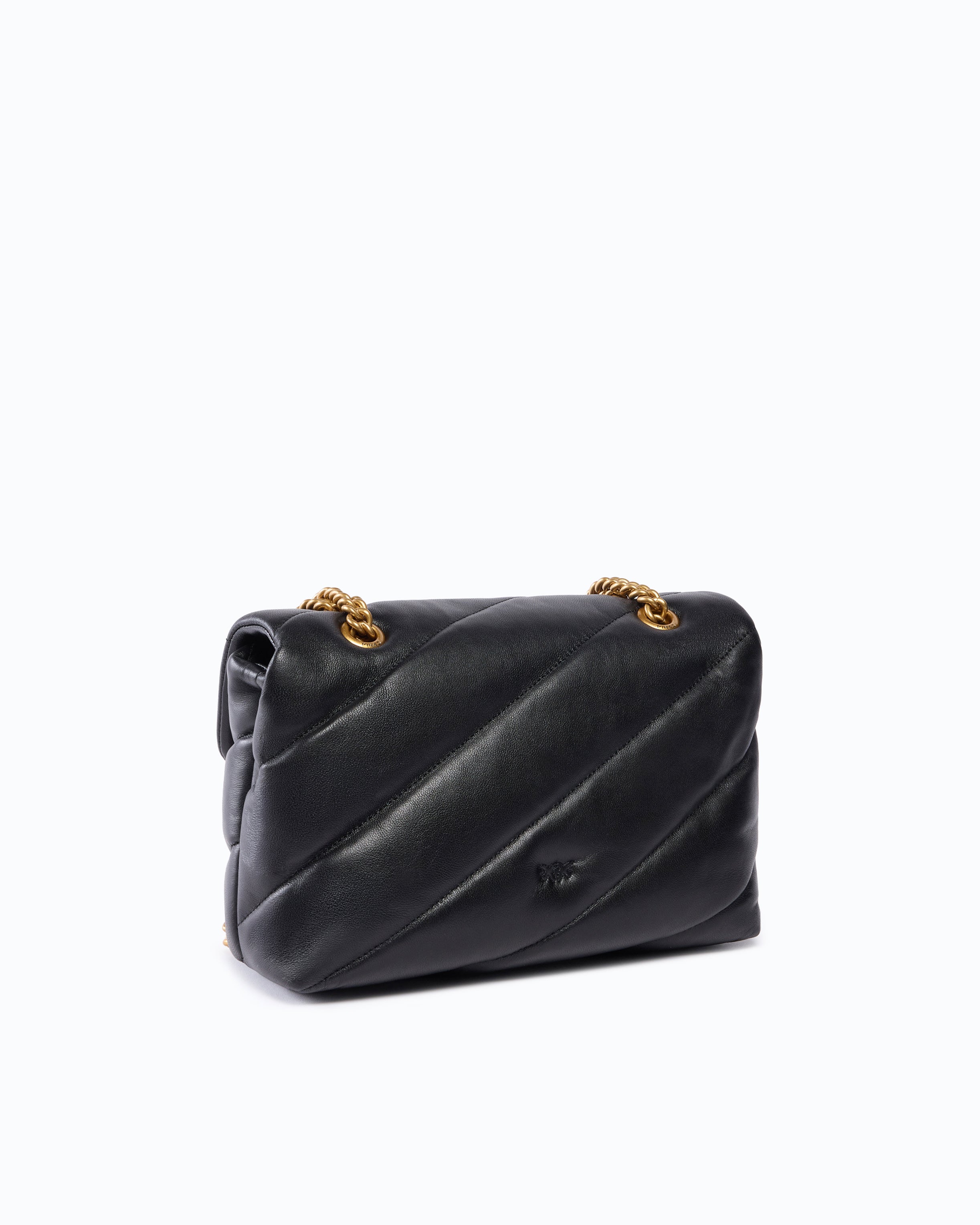 Pinko Love Bag Puff torebka pikowana czarna maxi quilt