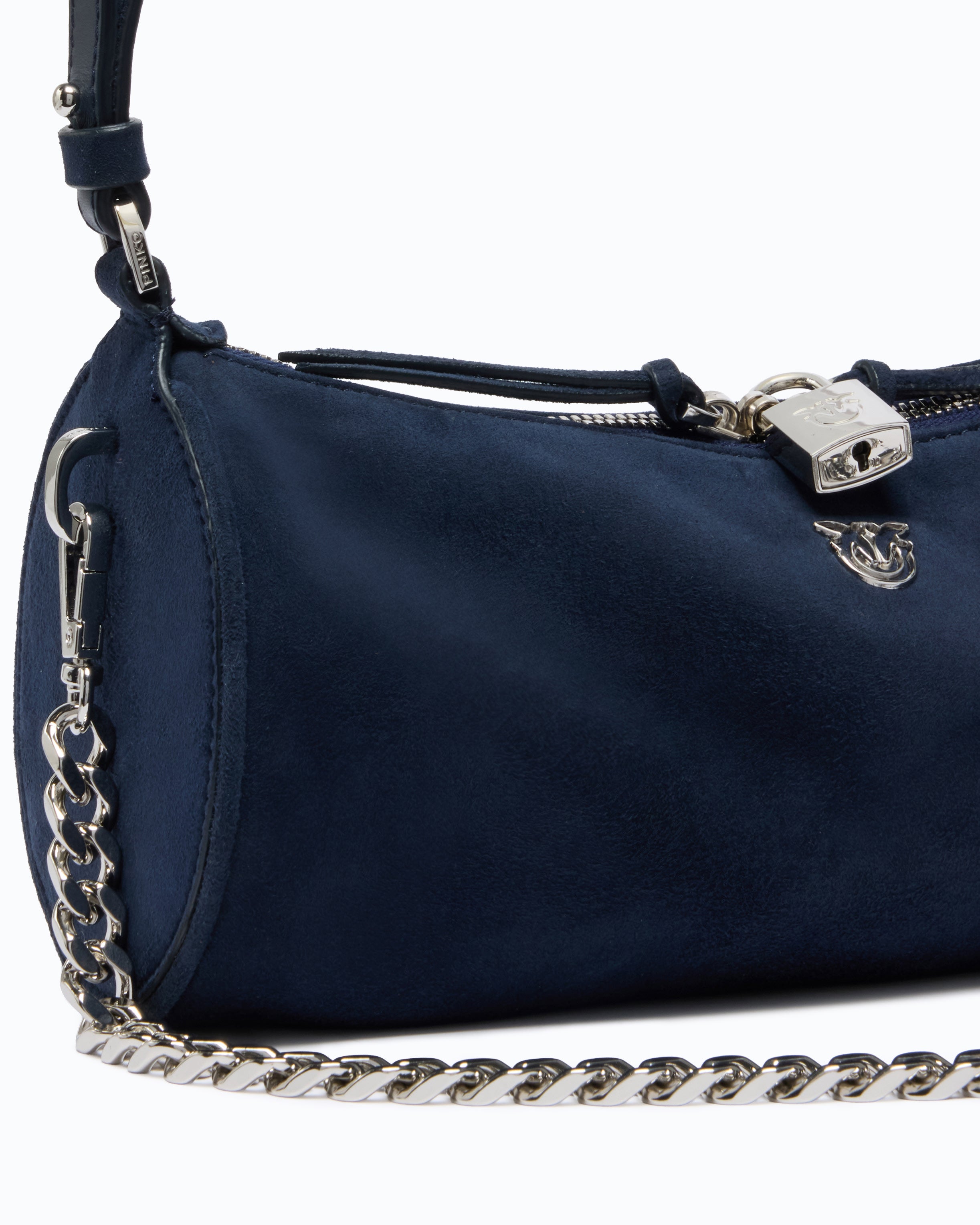 Pinko Galleria Mini Cylinder torebka zamszowa