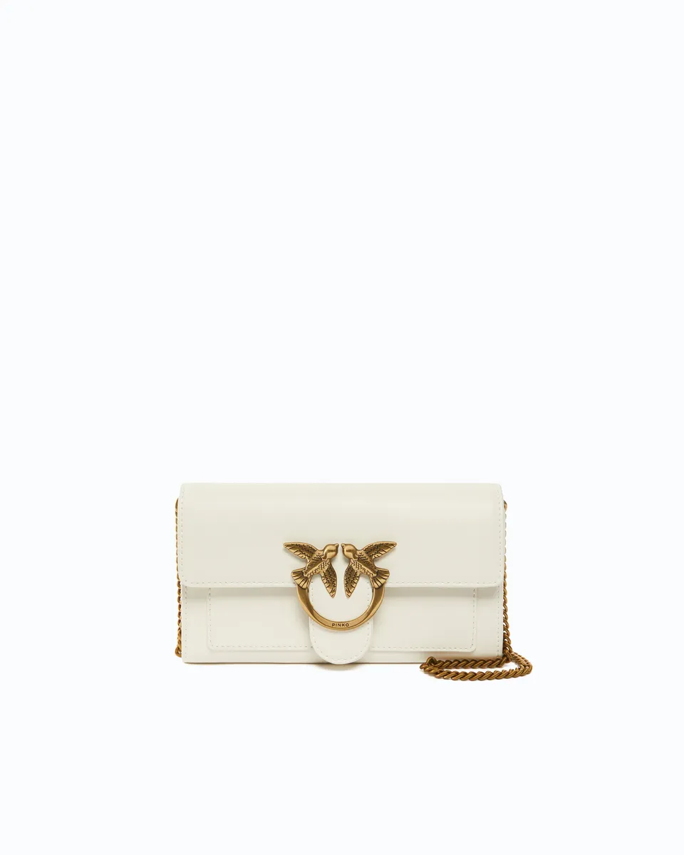 Pinko Love Bag One Wallet Simply portfel crossbody łańcuszek