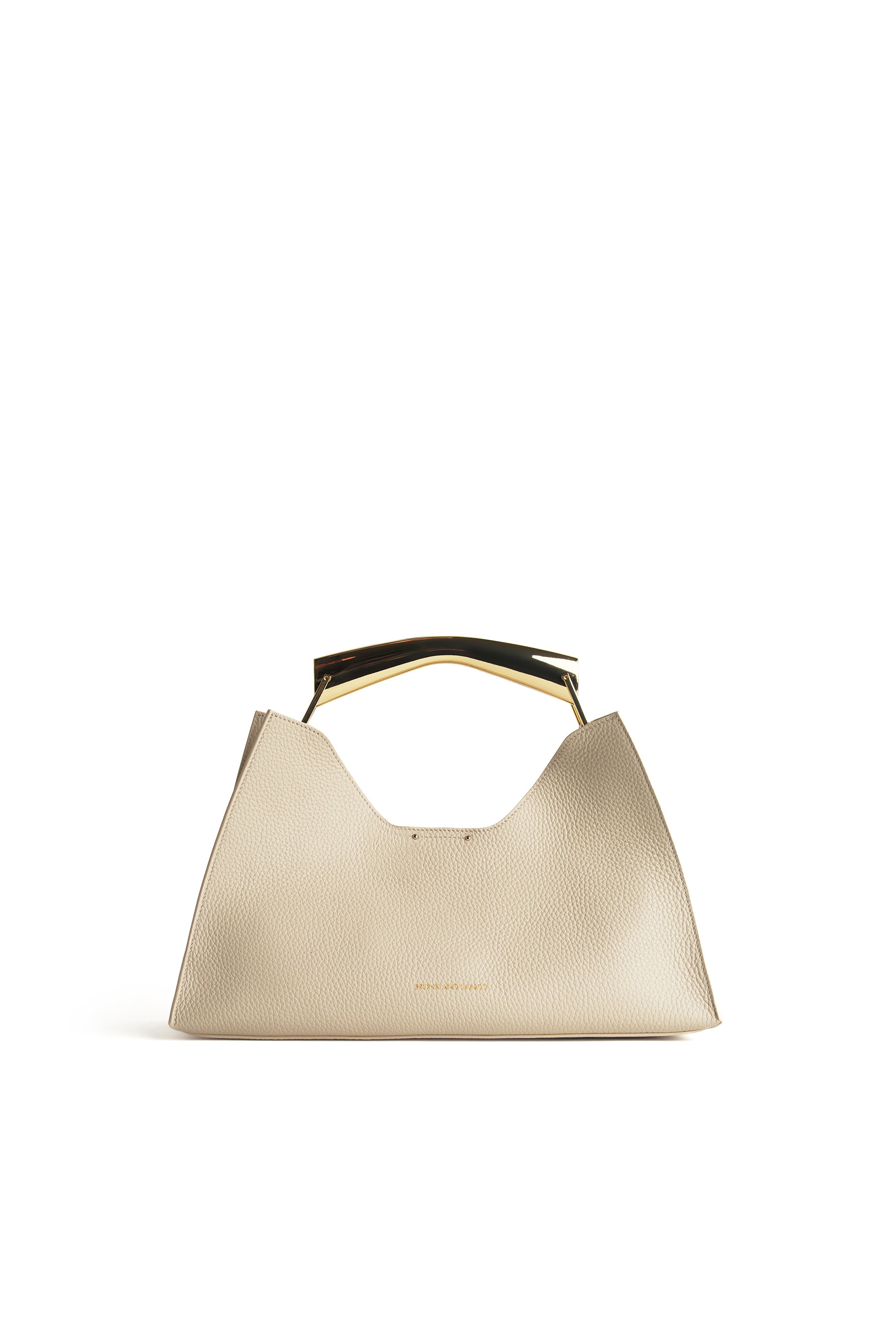 Bronx and Banco Poline Midi Bag torebka biała skórzana