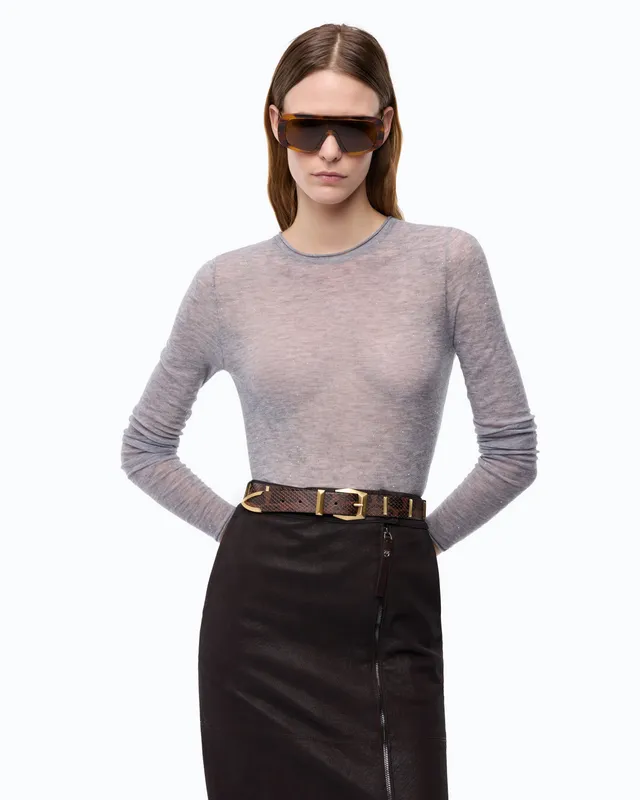 Pinko Pico sweter wełniany z cekinami