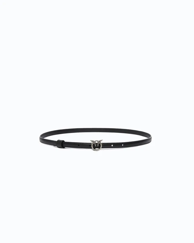 Pinko Love Birds Thin Buckle Belt pasek 1 cm