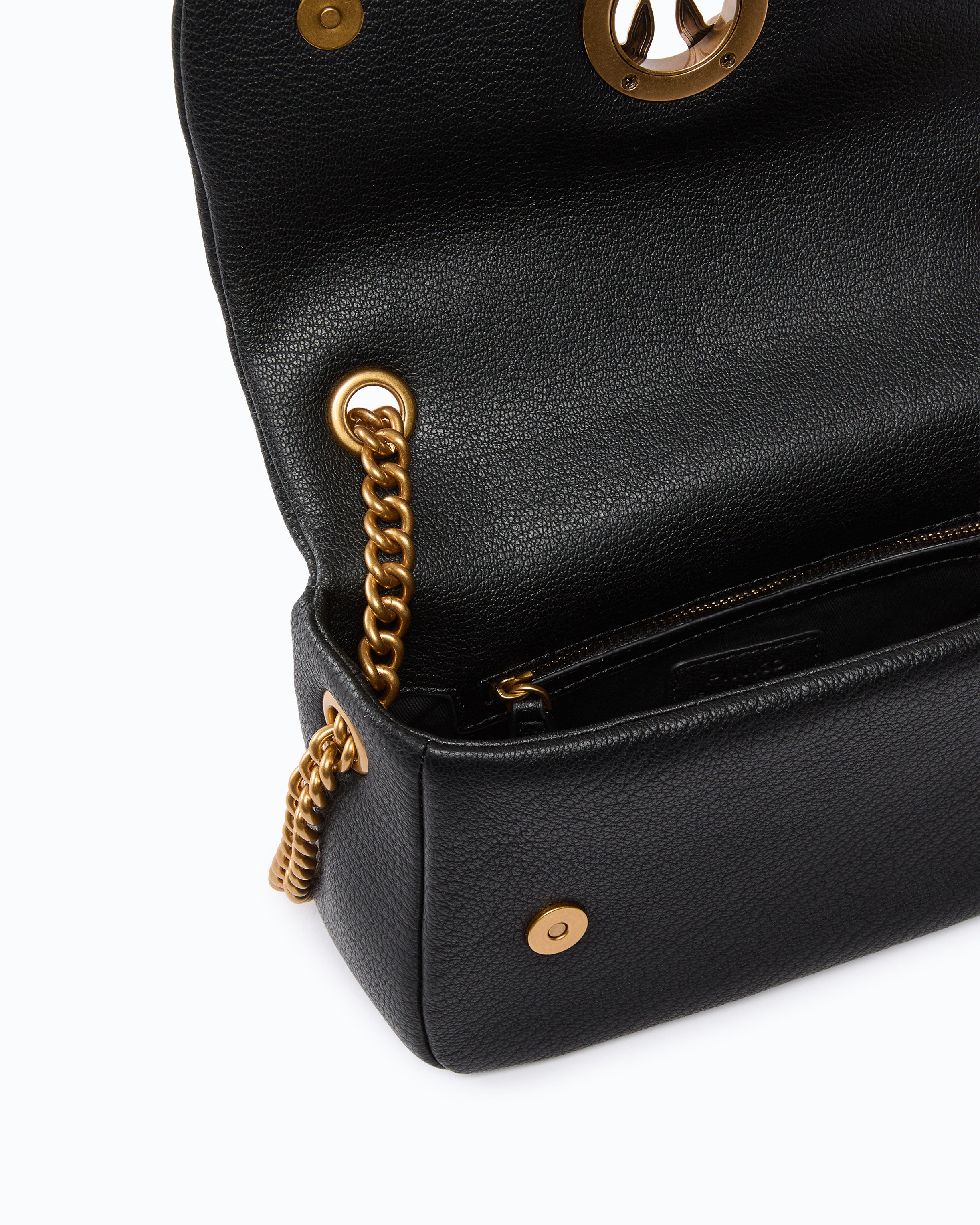 Pinko Mini Love Bag Click torebka crossbody skórzana