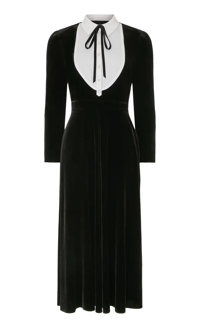 Temperley London Pompidou sukienka midi czarna