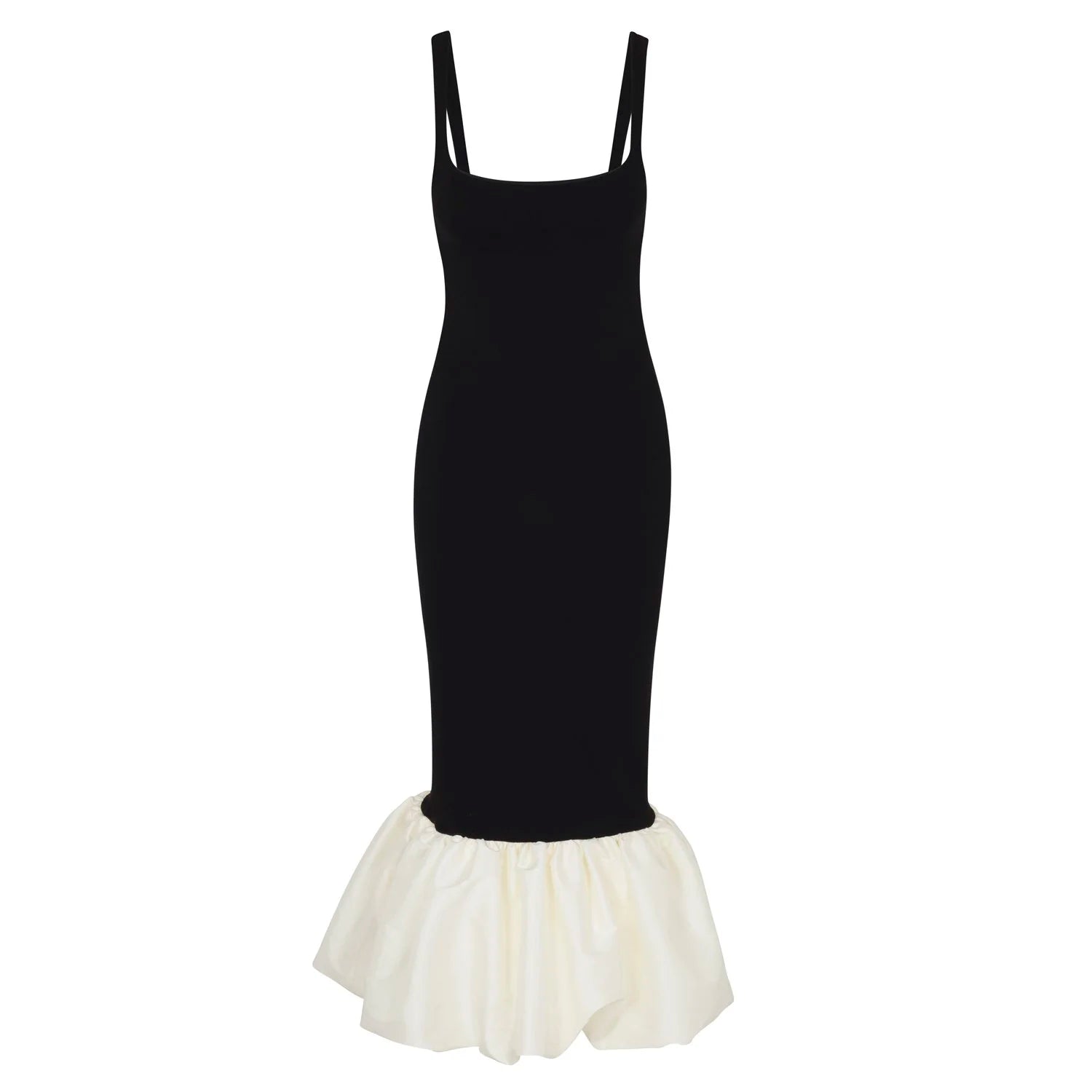 Delfi Collective Xena sukienka Black Ivory midi