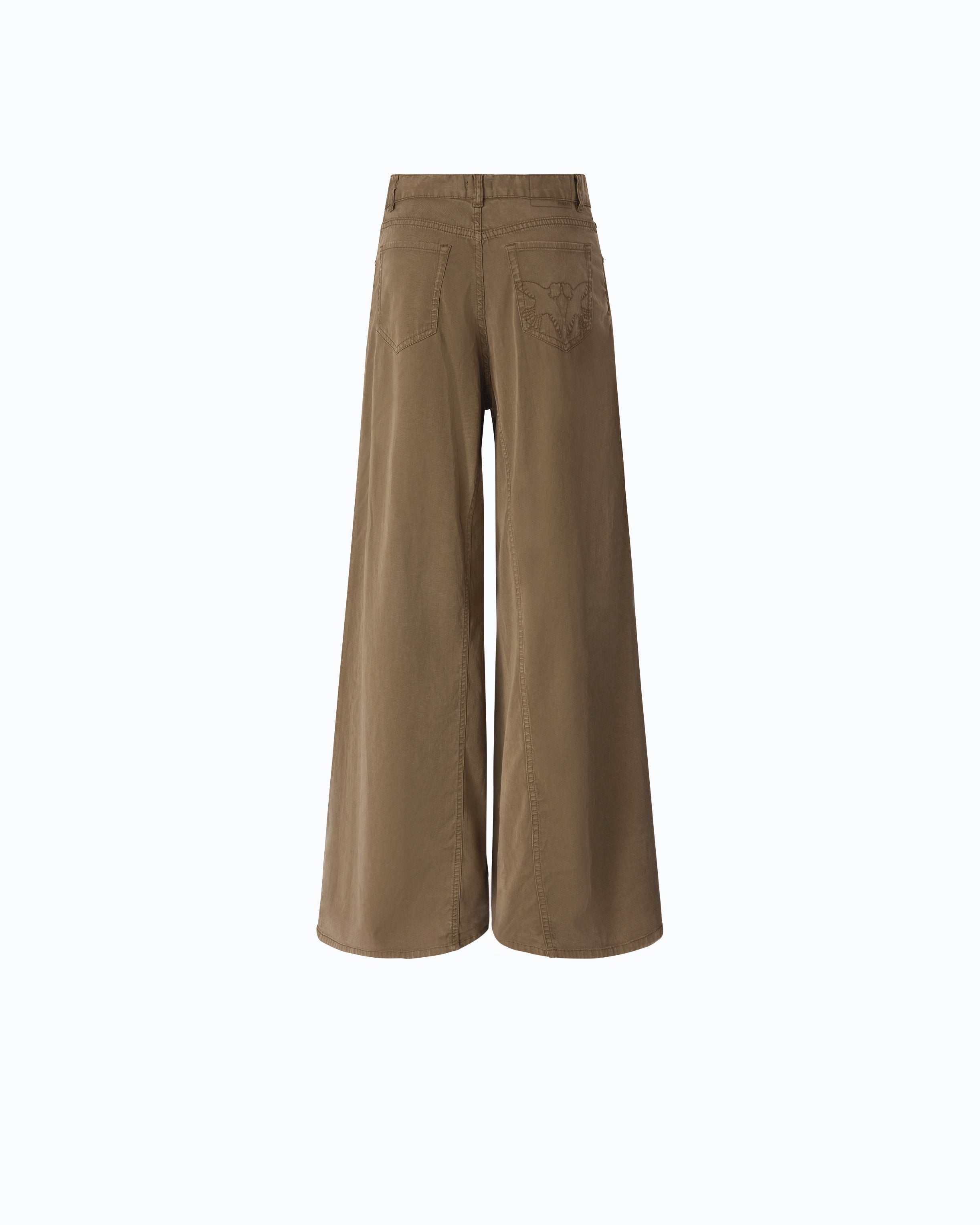 Pinko Winona Wide Leg jeans szerokie gabardynowe