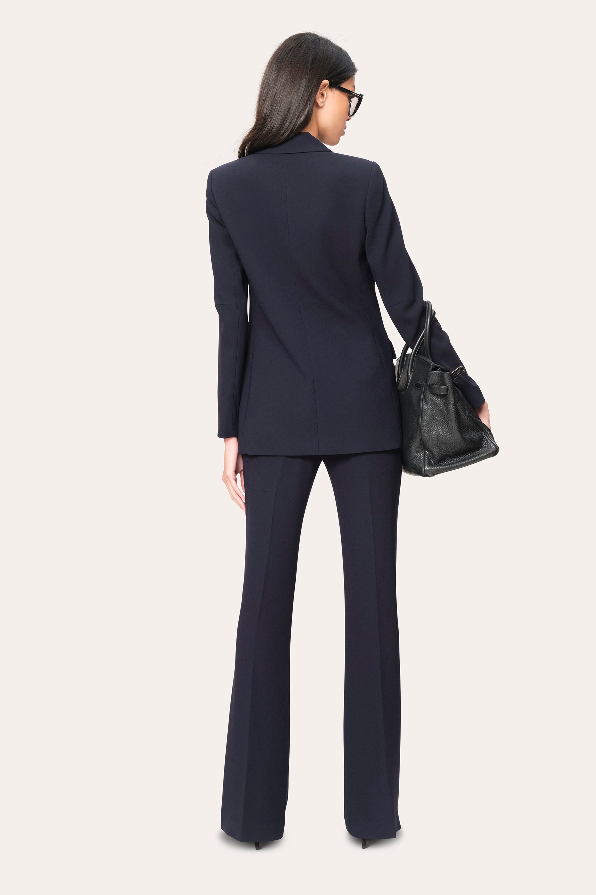 Elie Tahari Double Breasted marynarka Stargazer krepa