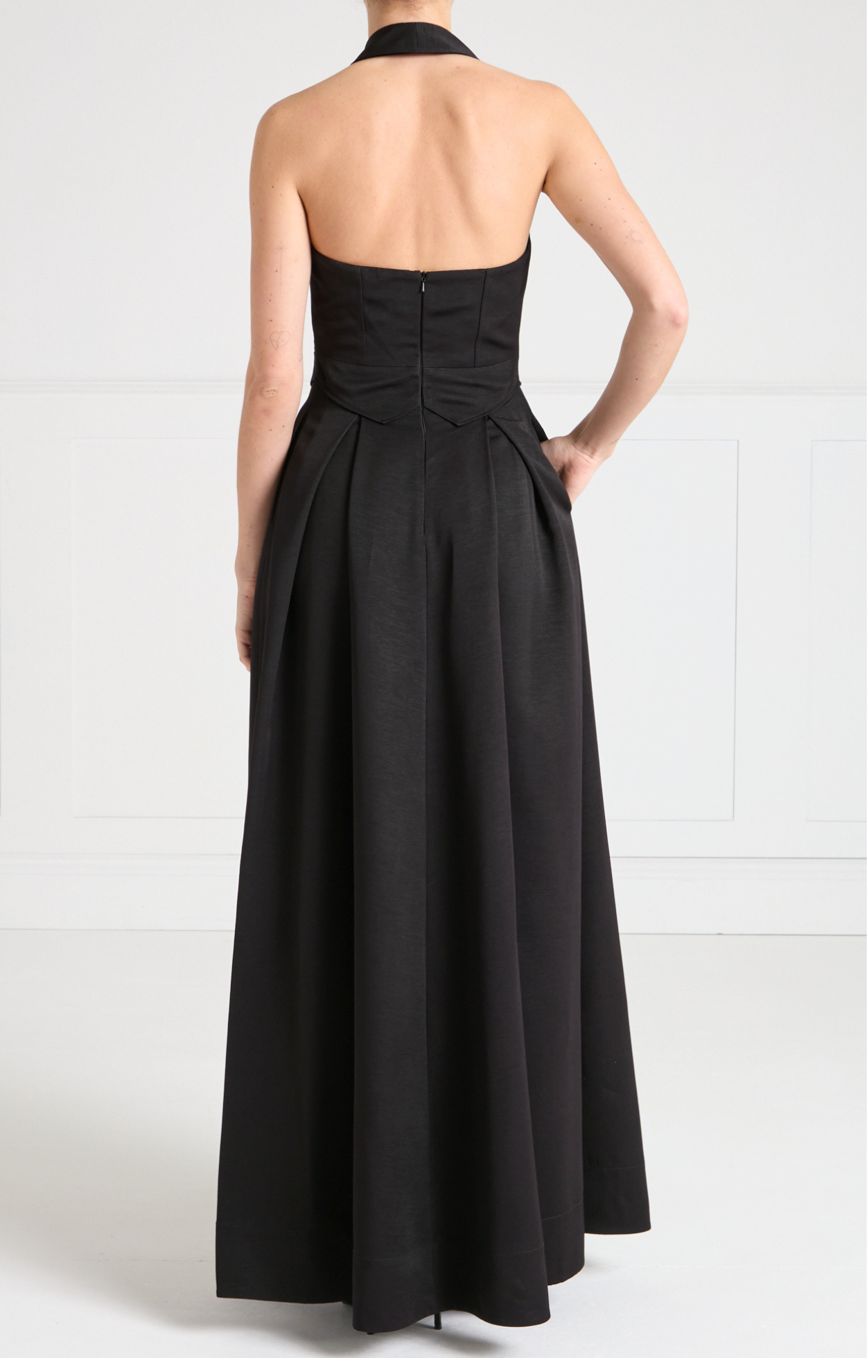 Temperley London Elodie suknia wieczorowa czarna