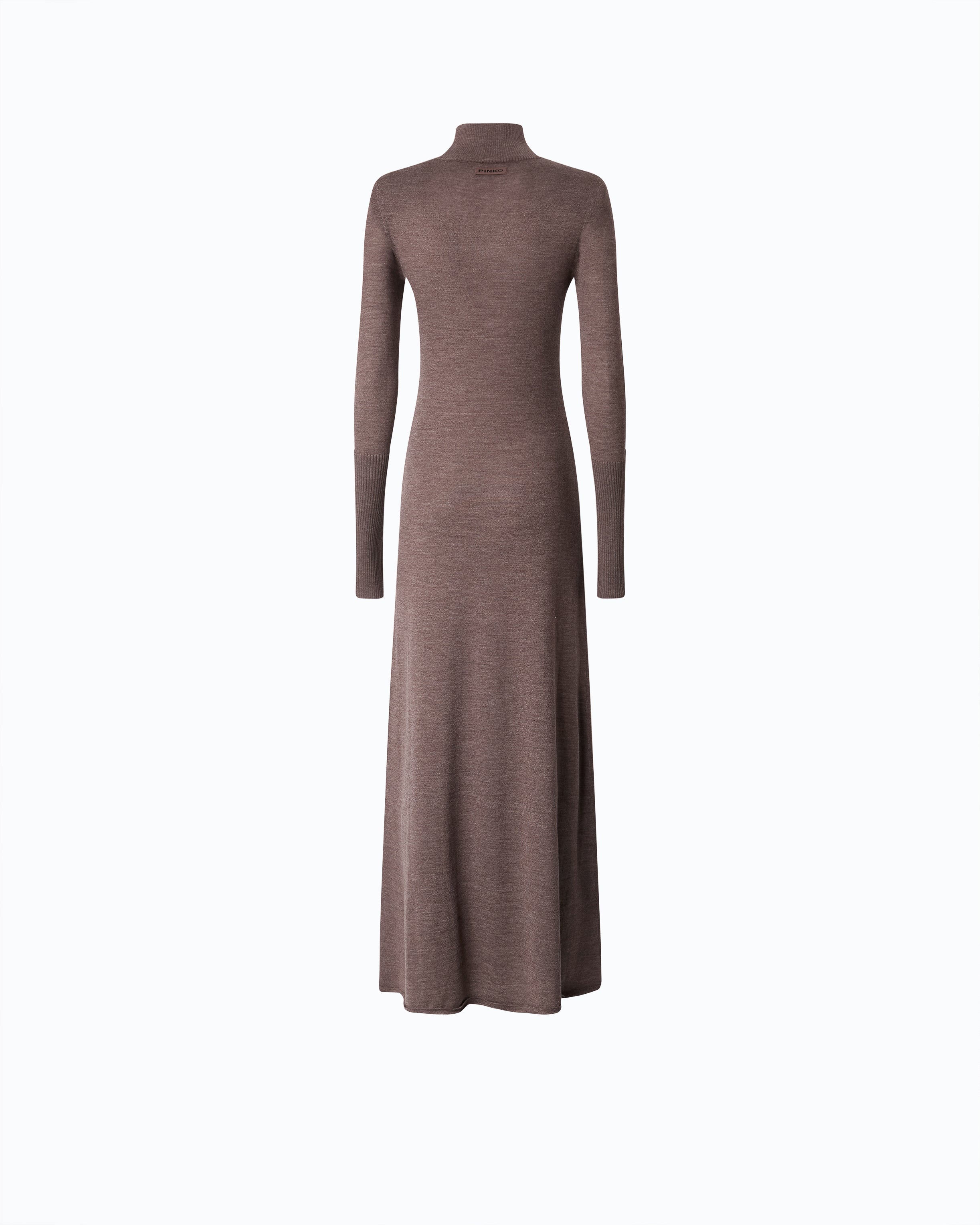 Pinko Londra Dress sukienka długa wełna merynosów
