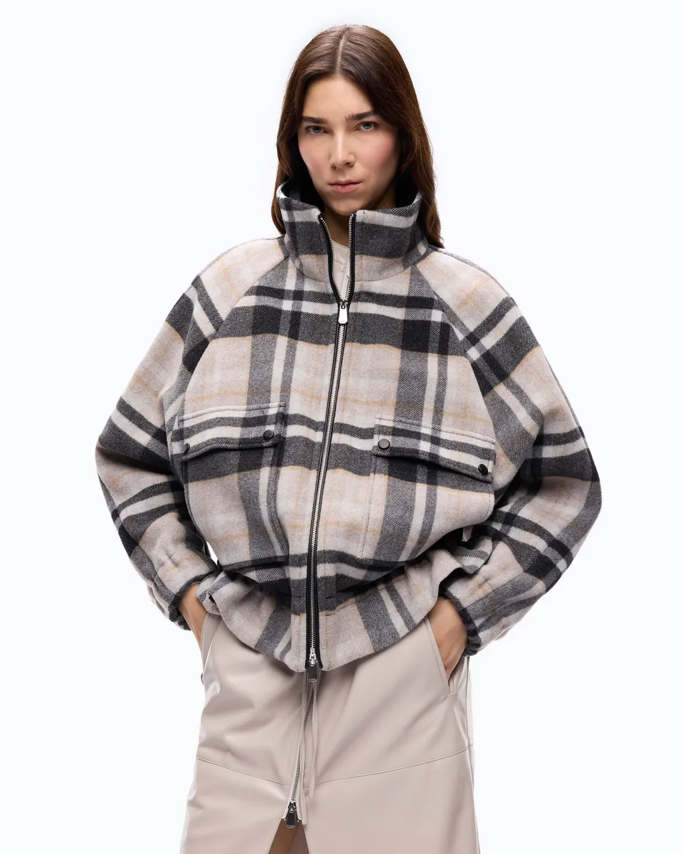 Pinko Borragine Blouson bosmanka kratka wełna