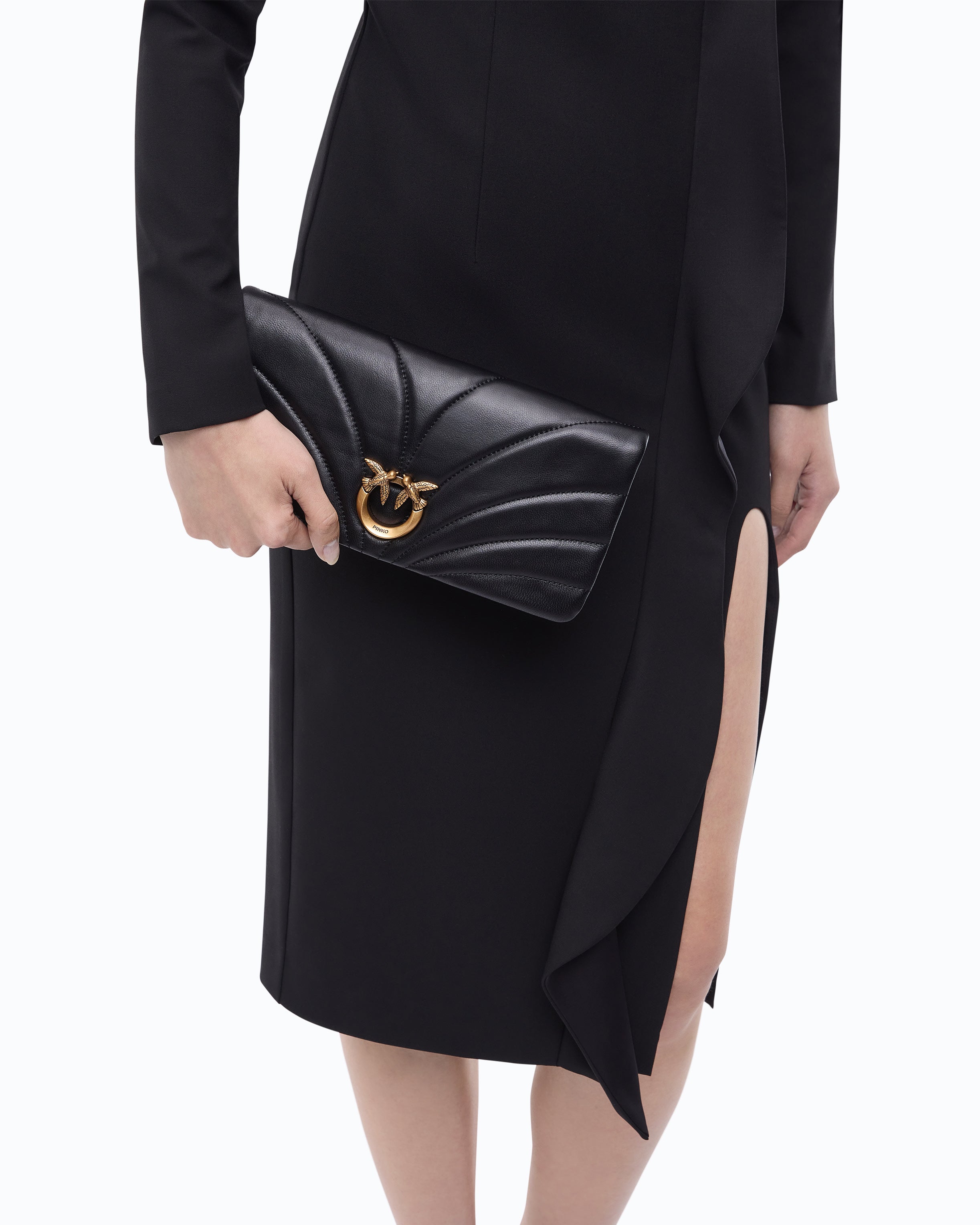 Pinko Love Bag Click Horizontal kopertówka czarna