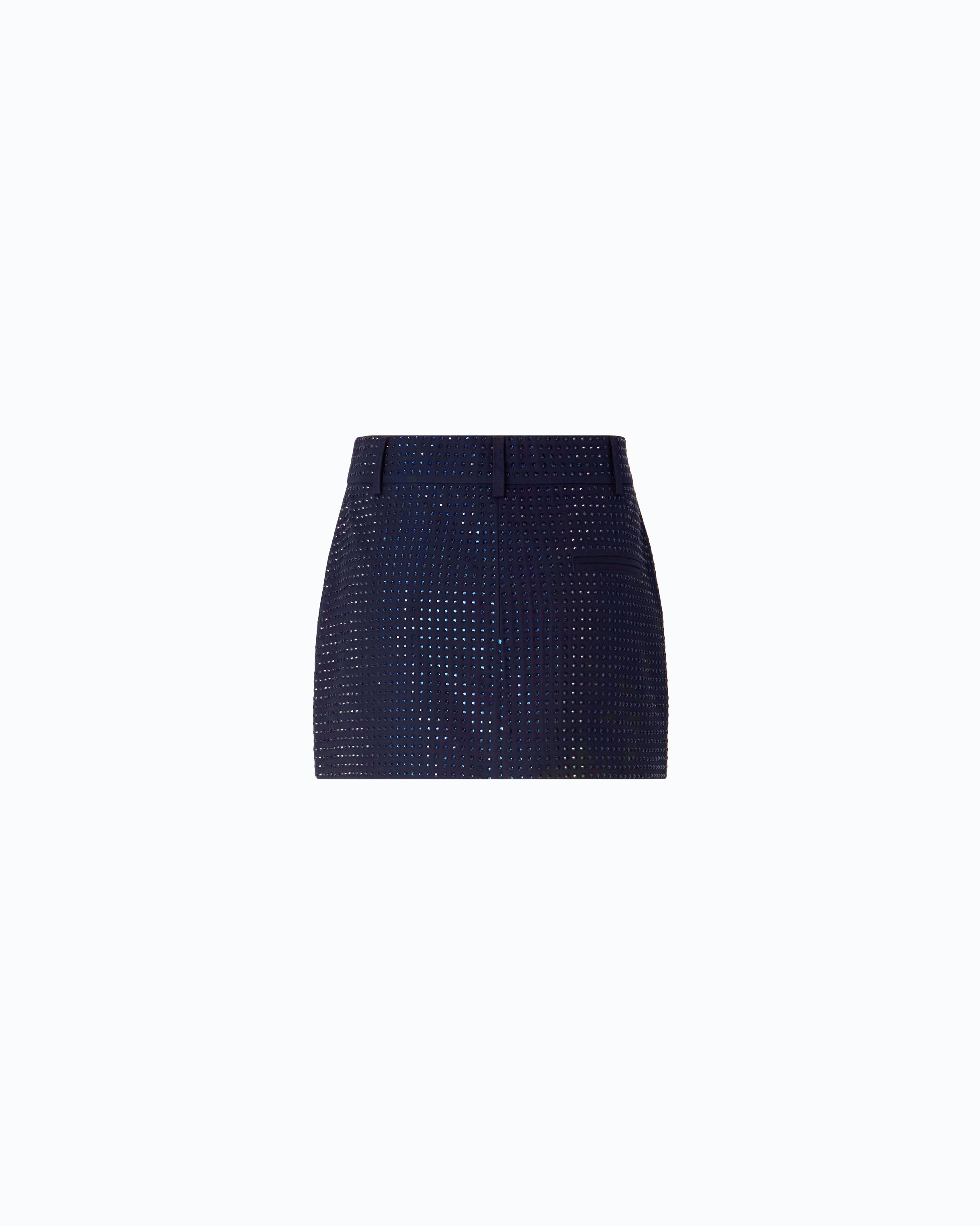 Pinko Soave Skirt spódnica mini kopertowa kryształki