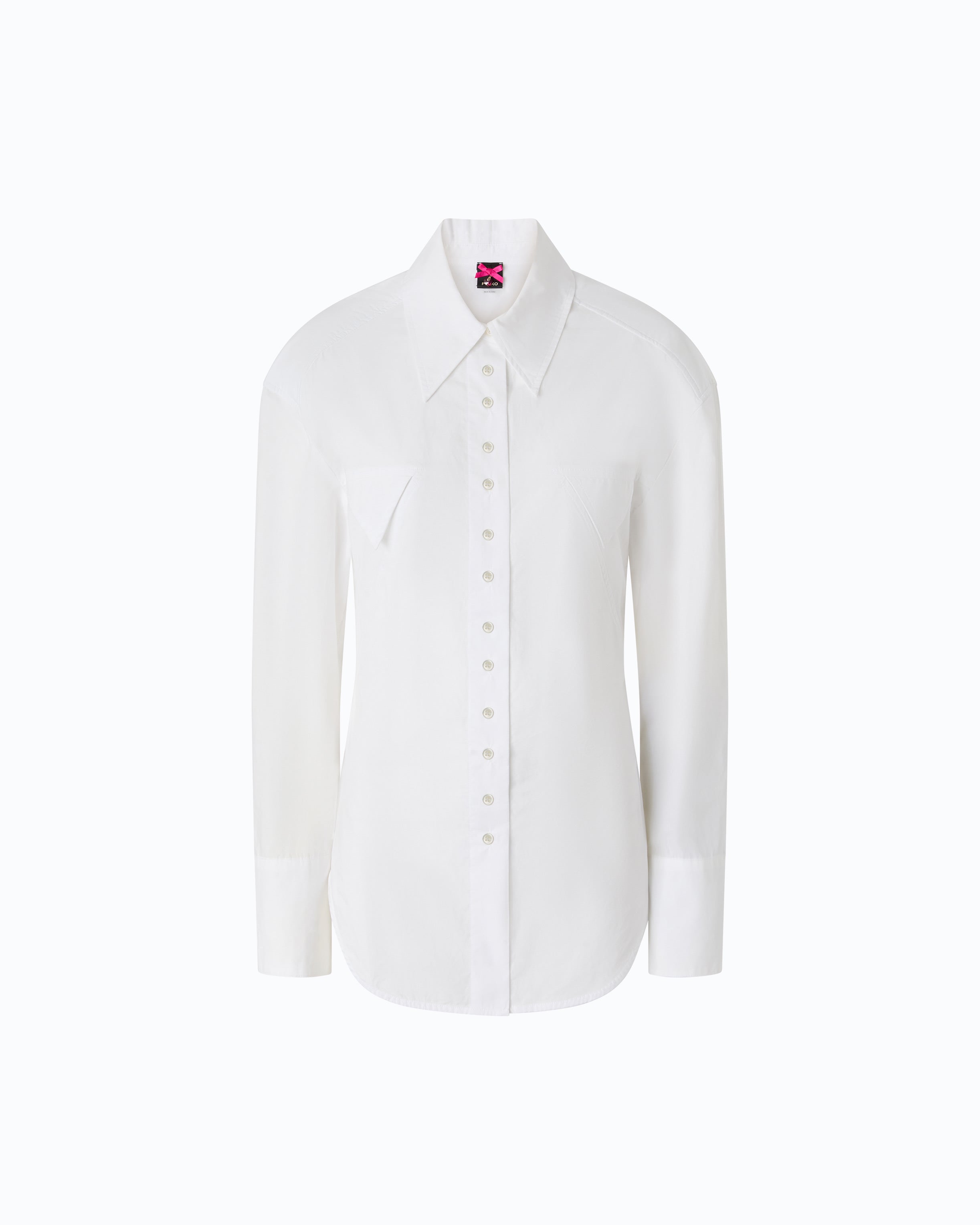 Pinko Maggiolino Shirt koszula slim fit biała