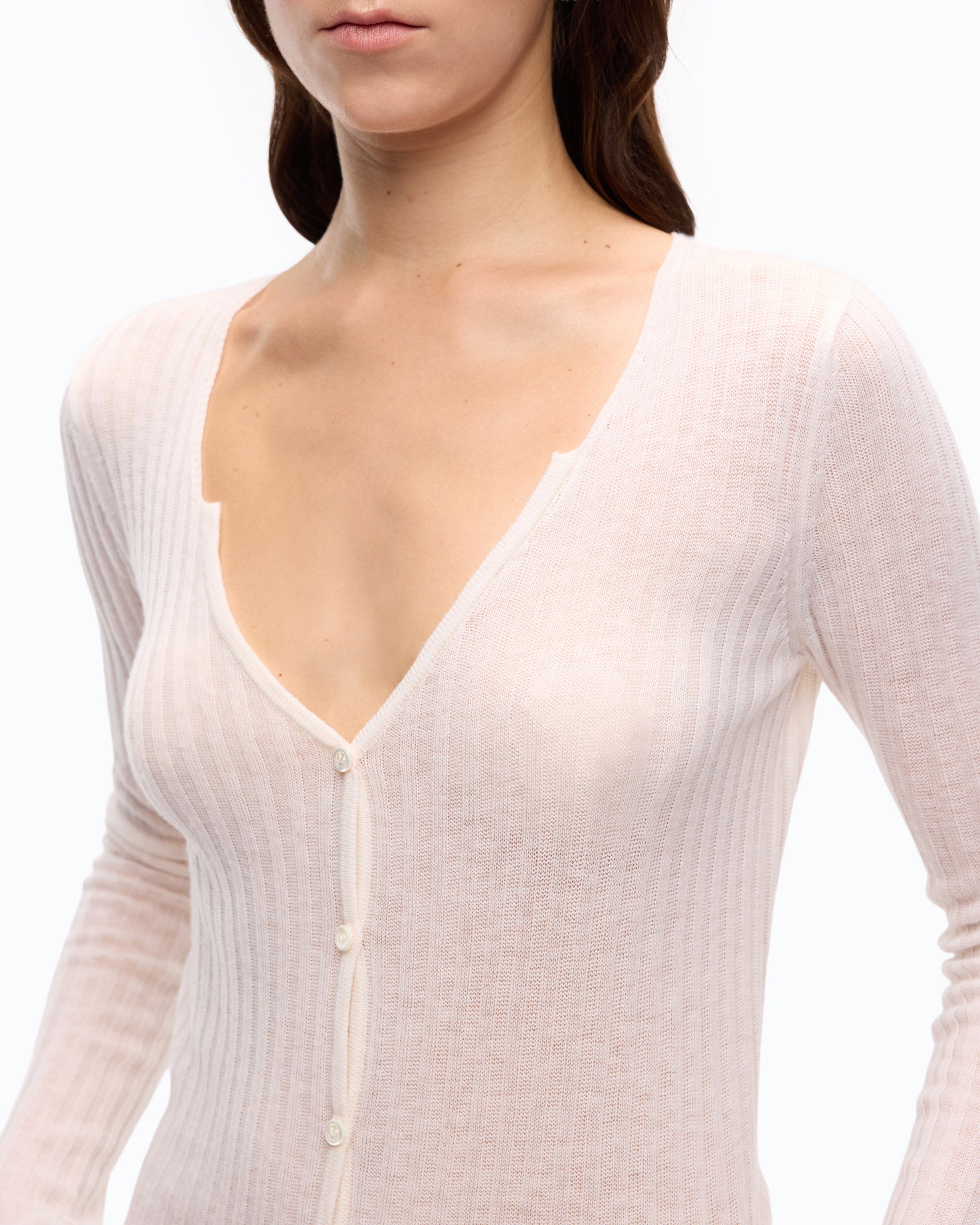 Pinko Sibilo Cardigan kardigan bialy welniany