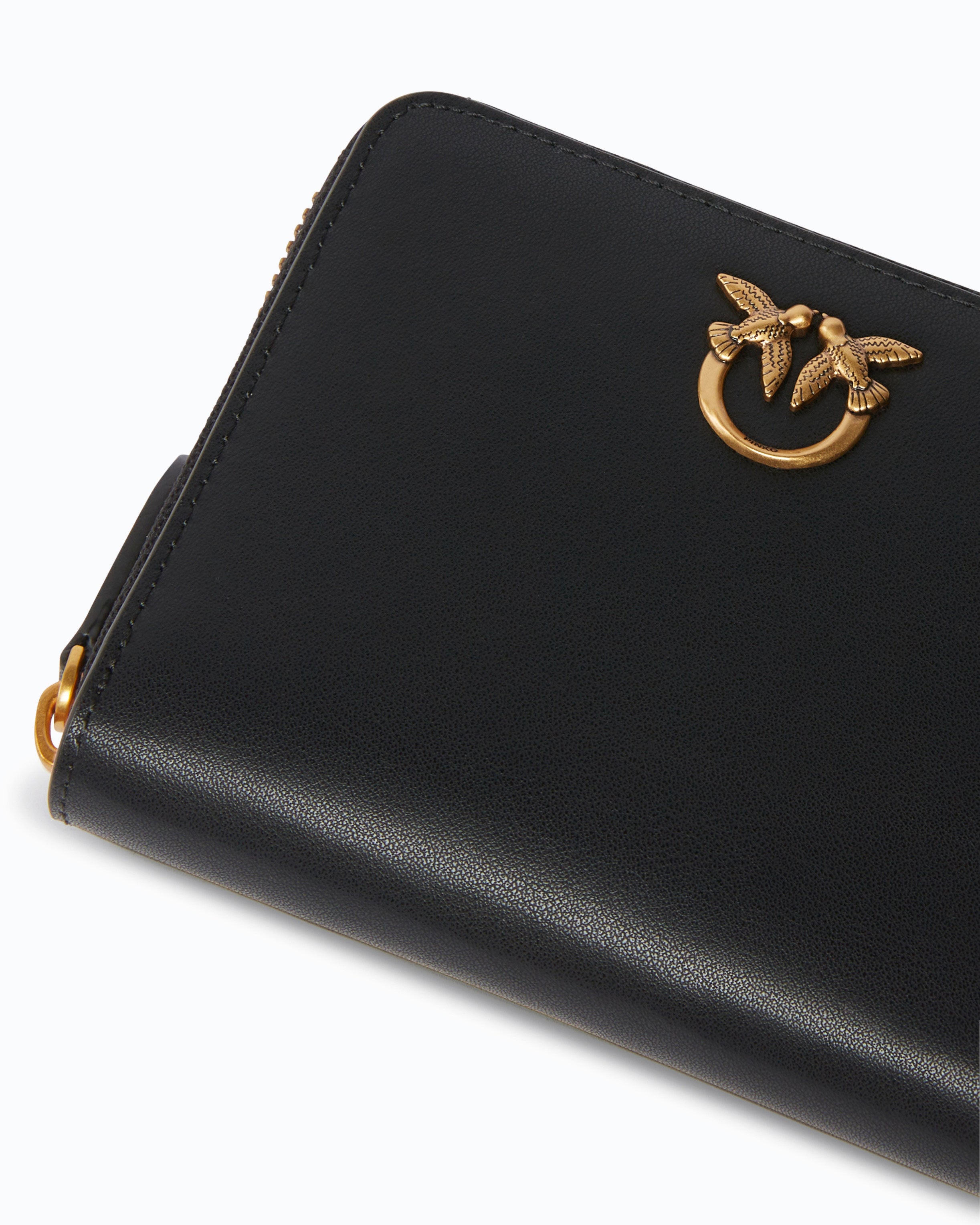 Pinko Taylor Zip portfel skórzany na zamek