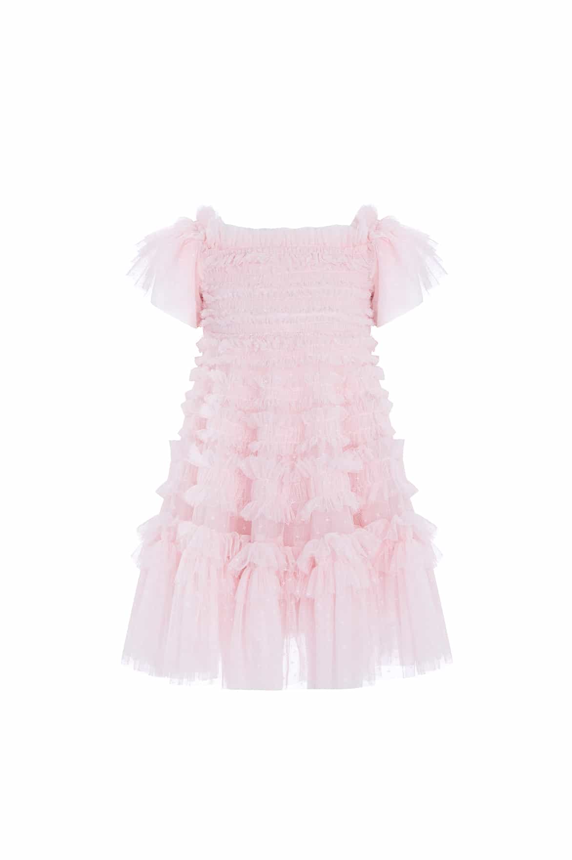 Needle & Thread Lisette Kids Dress sukienka różowa tiulowa