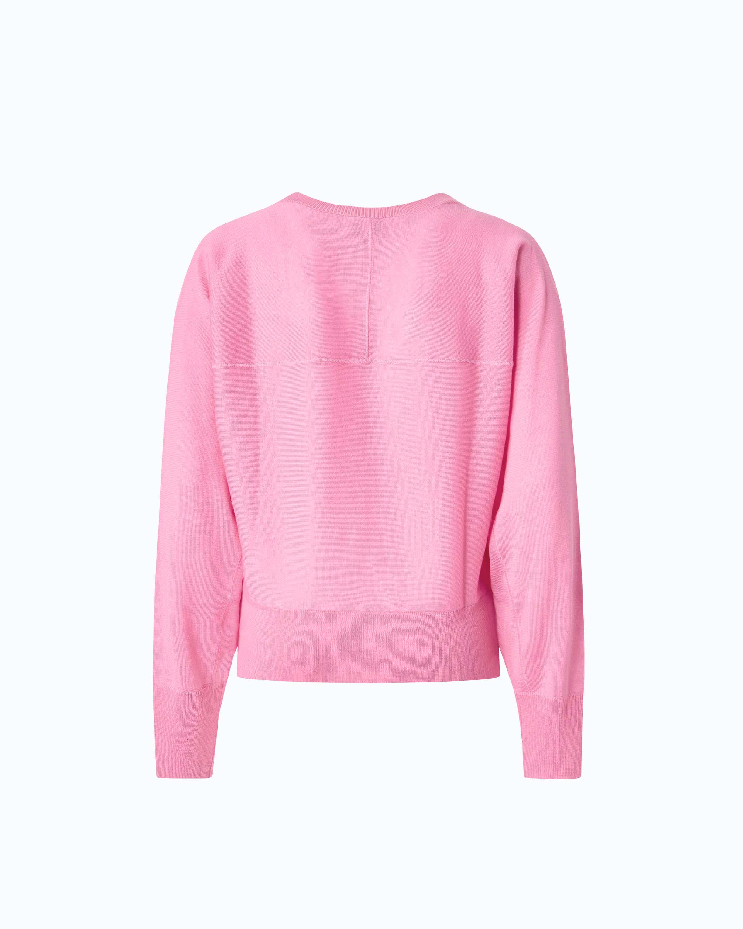 Pinko Lanzarote Sweater sweter różowy wełna