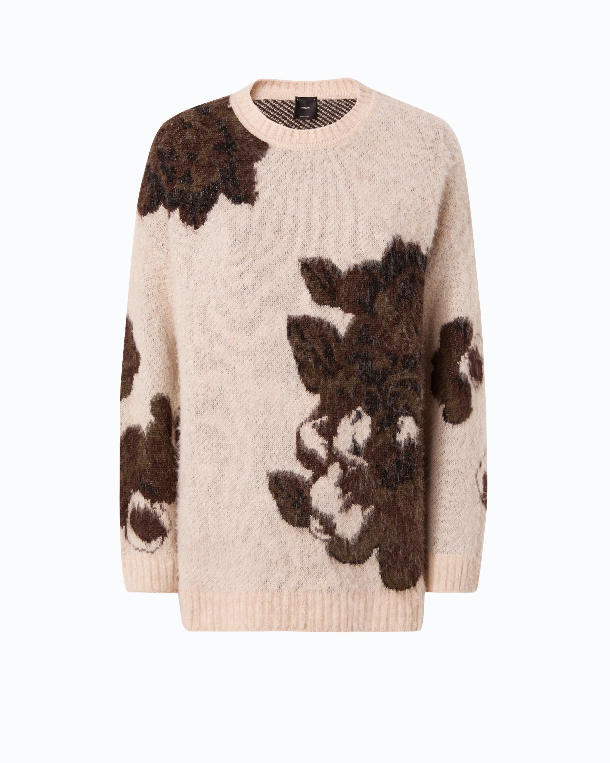 Pinko Ruggito Sweater sweter wełna alpaka
