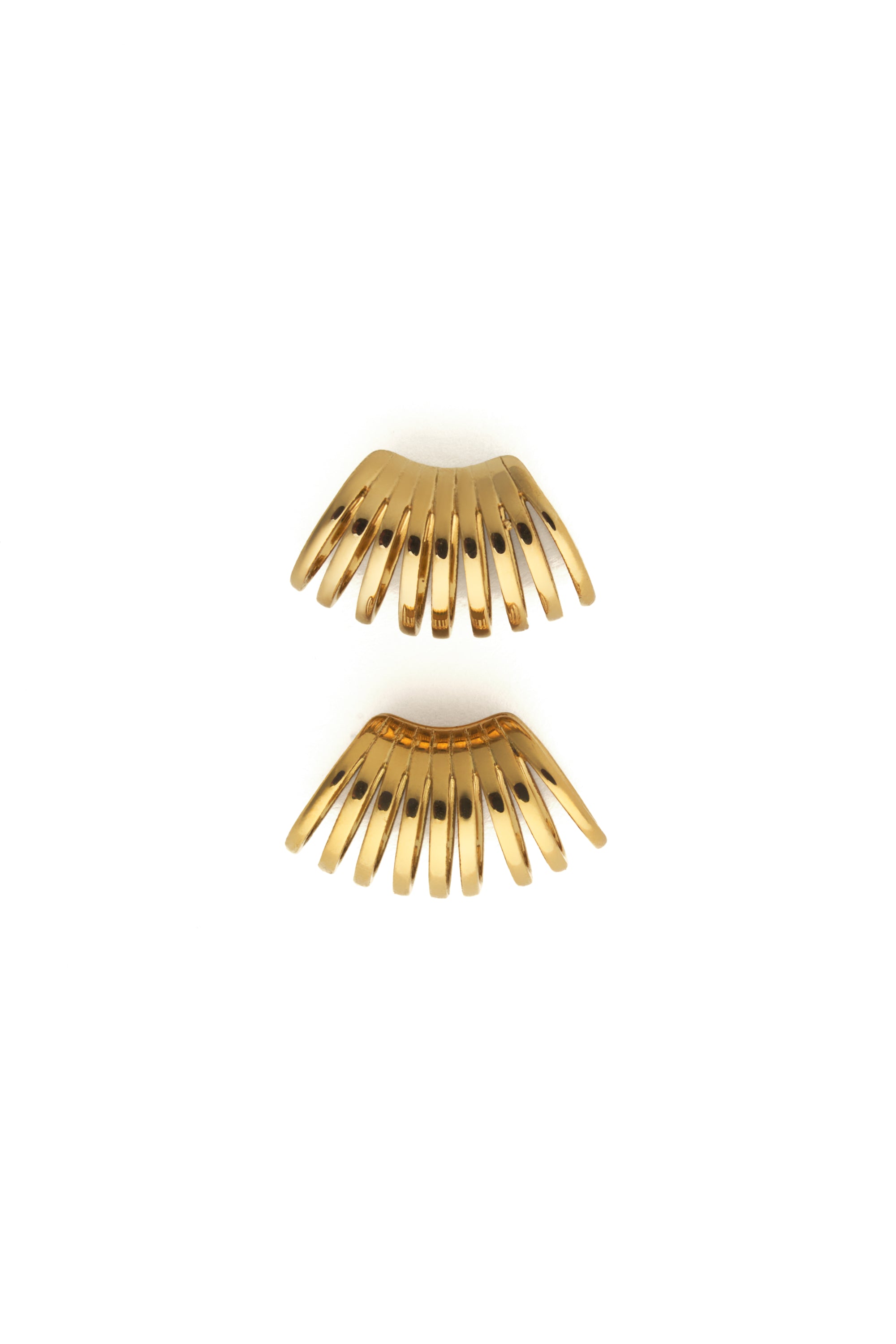 Bronx and Banco Aurelia Gold Coil kolczyki 2 szt złote