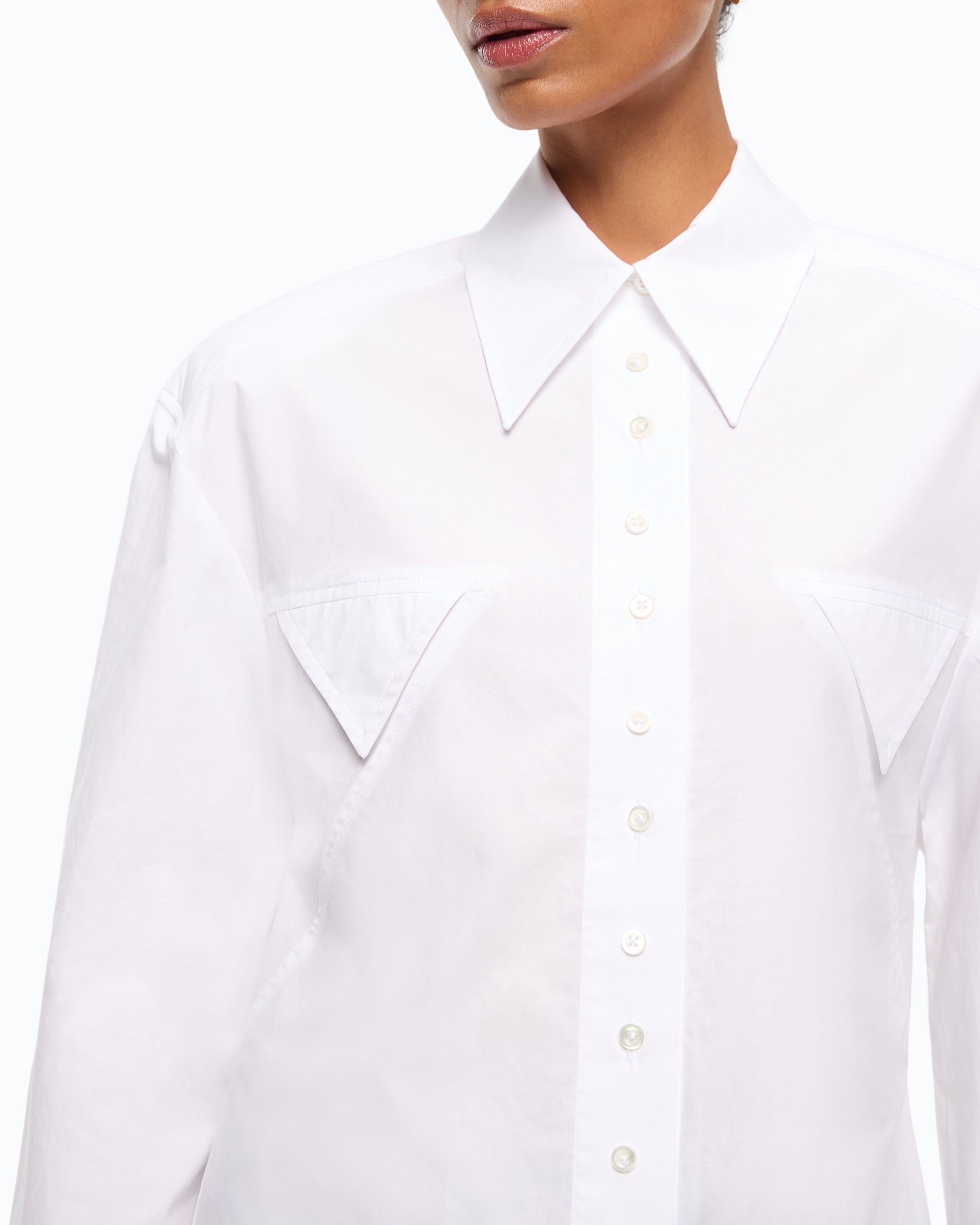 Pinko Maggiolino Shirt koszula slim fit biała