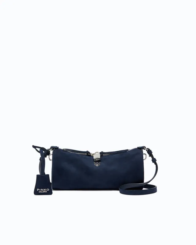 Pinko Galleria Mini Cylinder torebka zamszowa