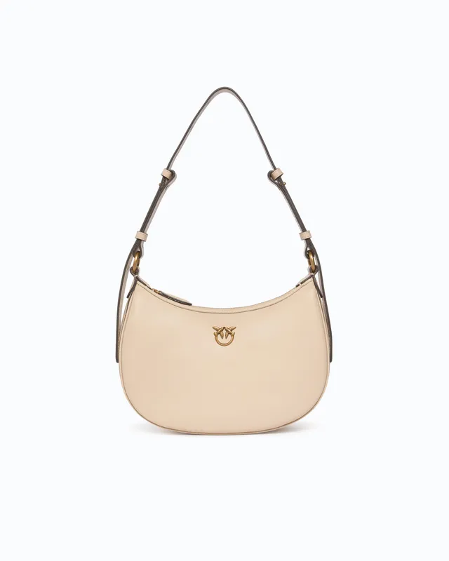 Pinko Love Bag Half Moon Mini torebka beżowa
