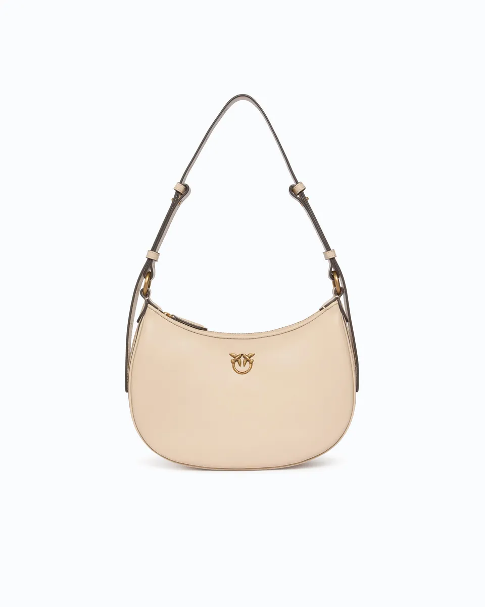 Pinko Love Bag Half Moon Mini torebka beżowa