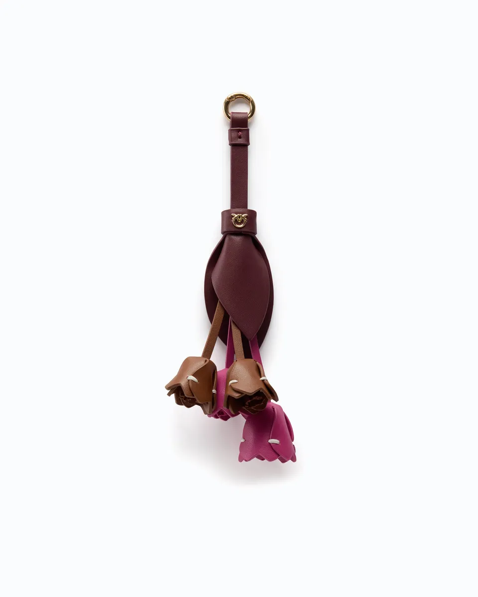 Pinko Tulip Charm breloczek do torebki z kwiatami