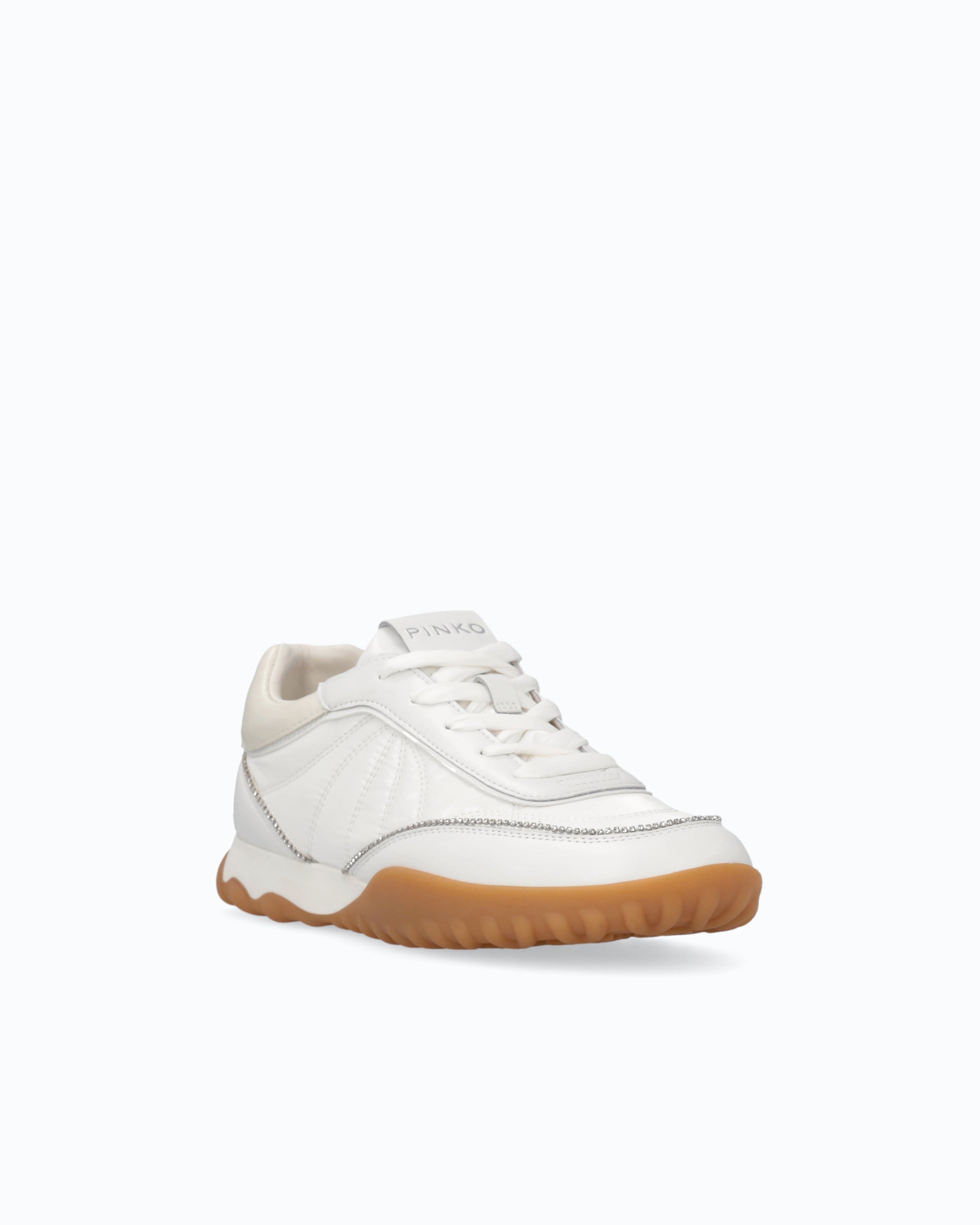 Pinko Gea 01 Sneaker sneakersy białe skórzane