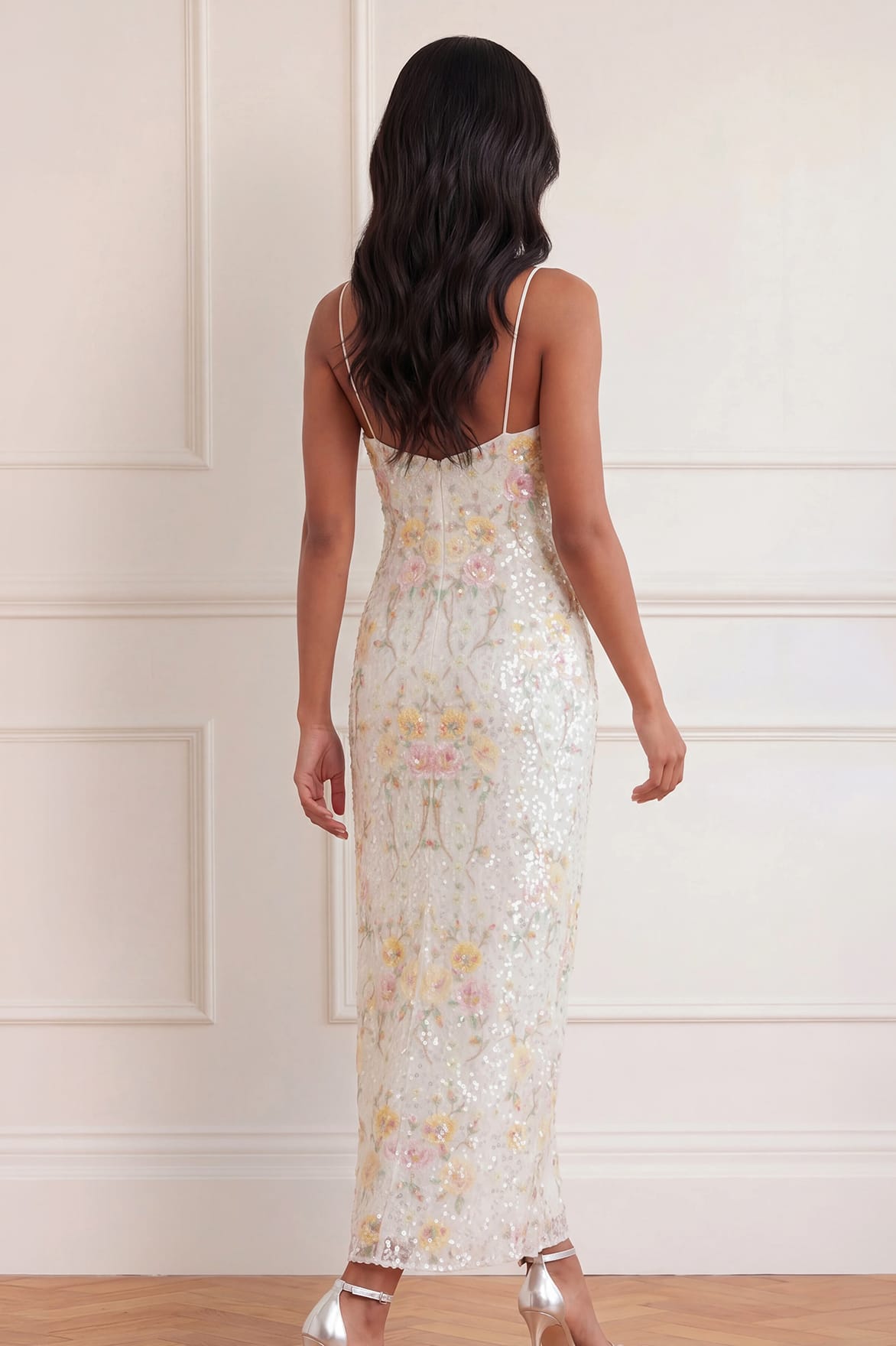 Needle & Thread Garden Rose Gown suknia biała haft