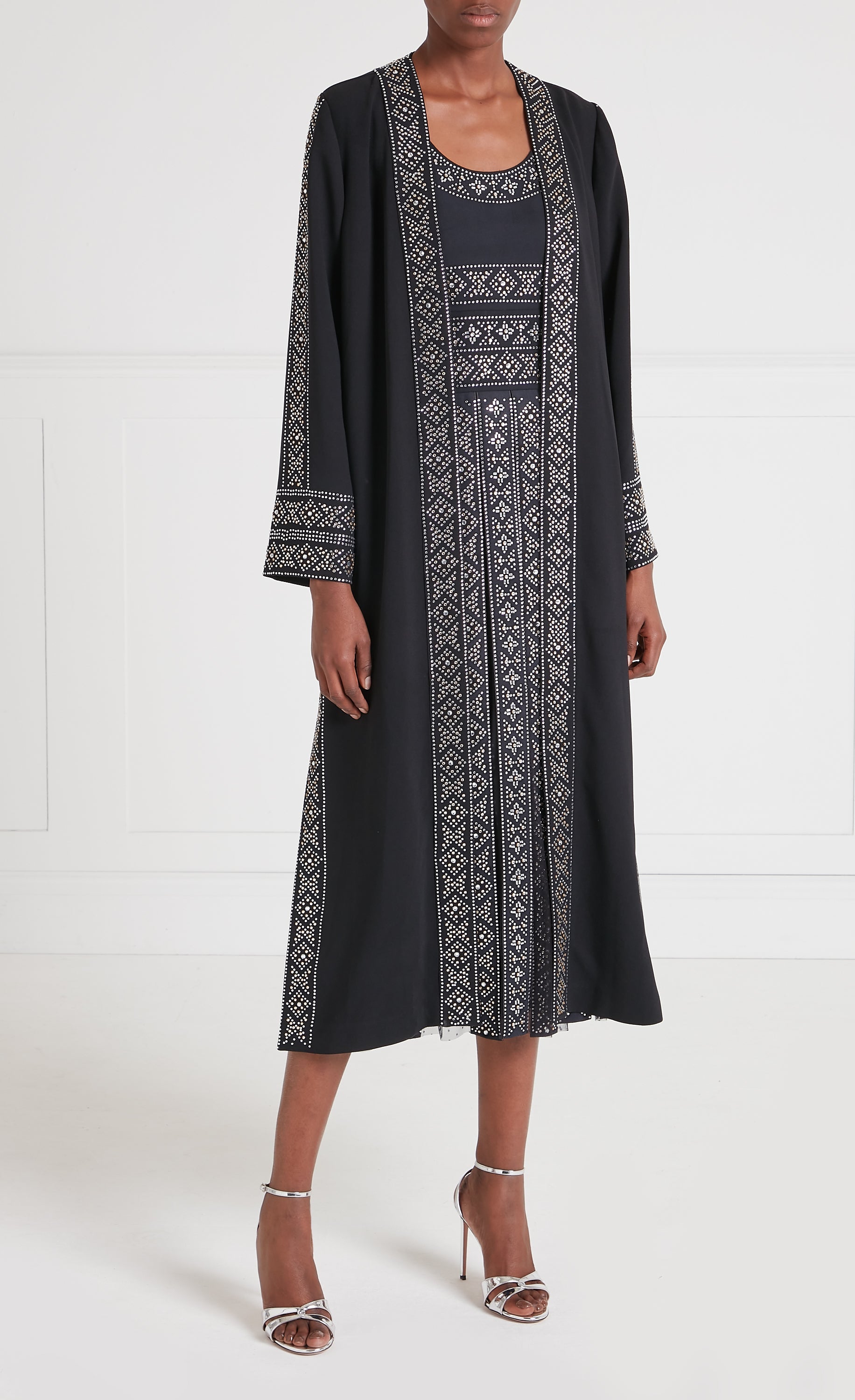 Temperley London Gallantry płaszcz Black XS-XL